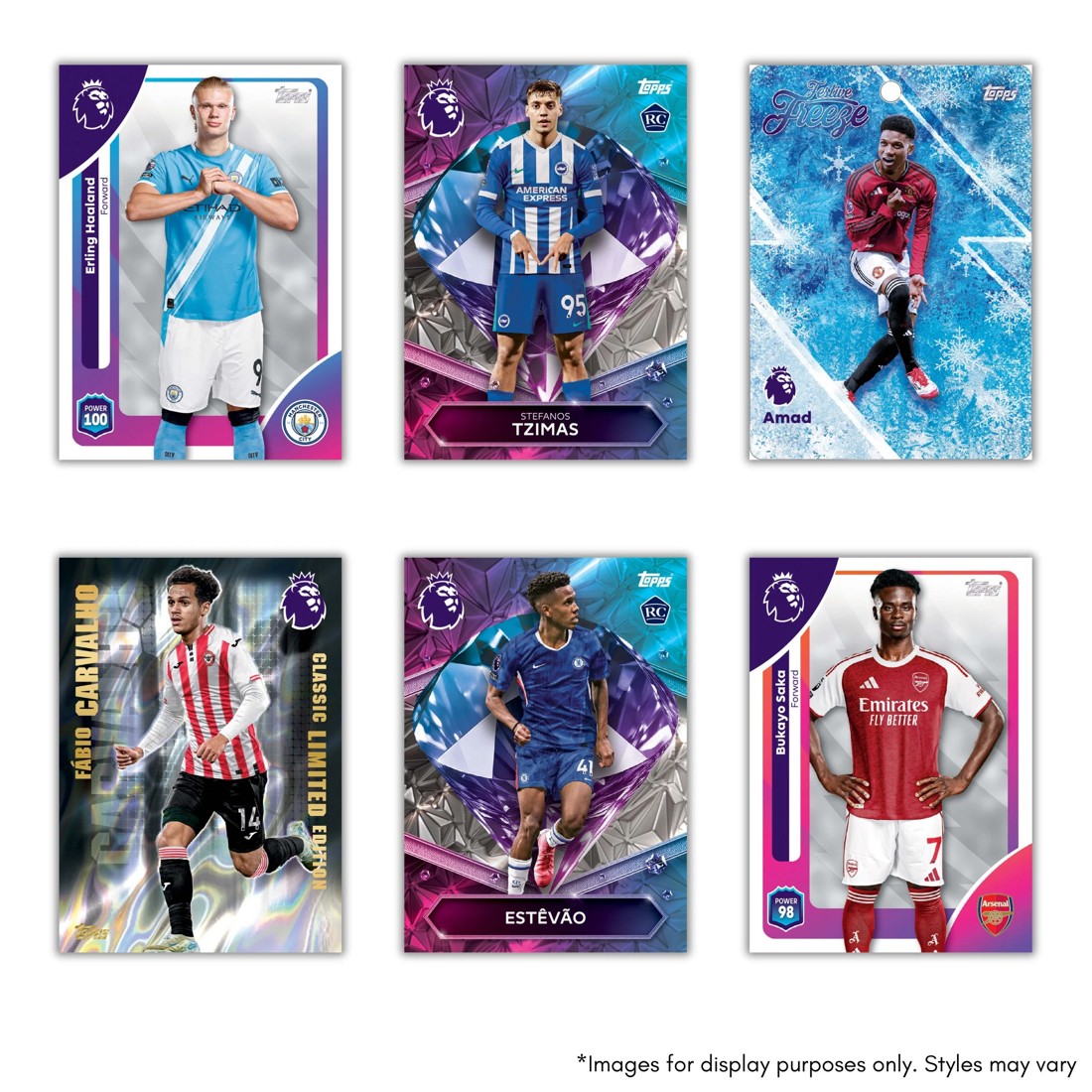 4 Topps Premier League 2026 Trading Cards - Assorted, 4 of 4