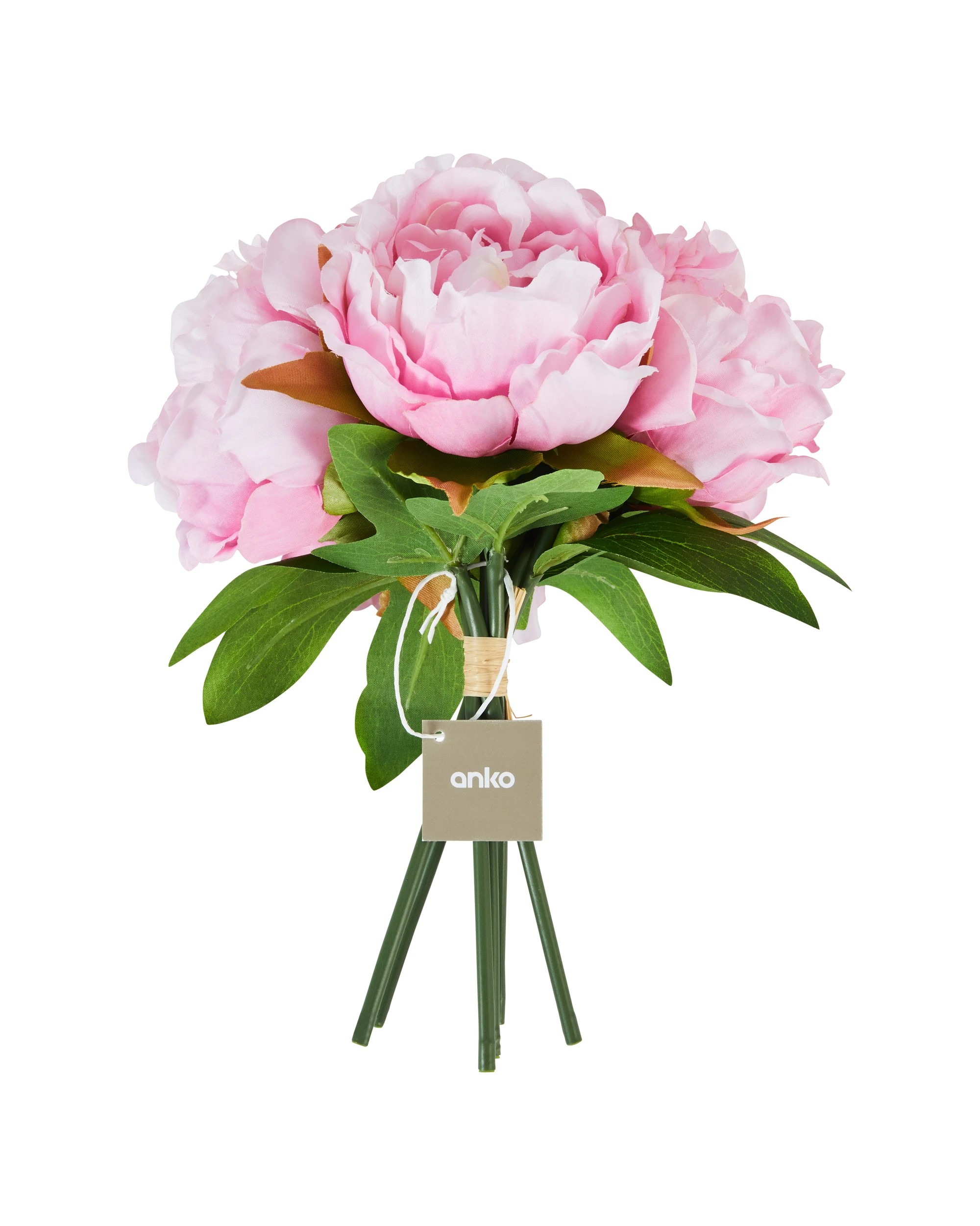 4 Artificial Pink Peonies Bunch, 4 of 4