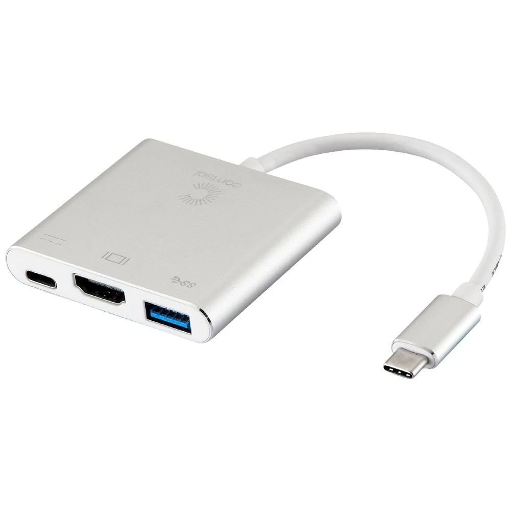 1 Comsol USB-C to HDMI + USB 3.0 + USB-C Adapter, 1 of 3