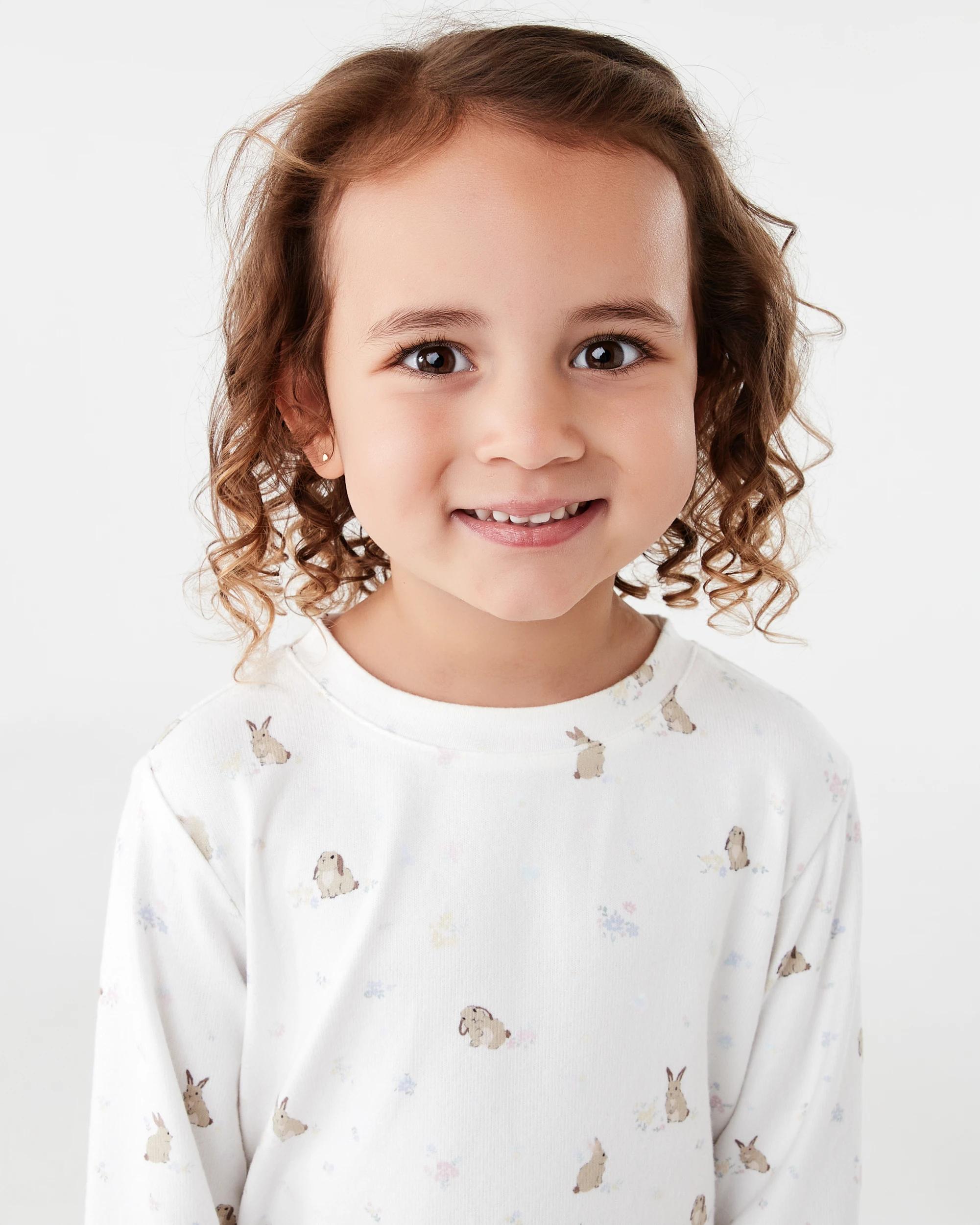 3 Hacci Pyjama Set Wht Bunny, 3 of 6