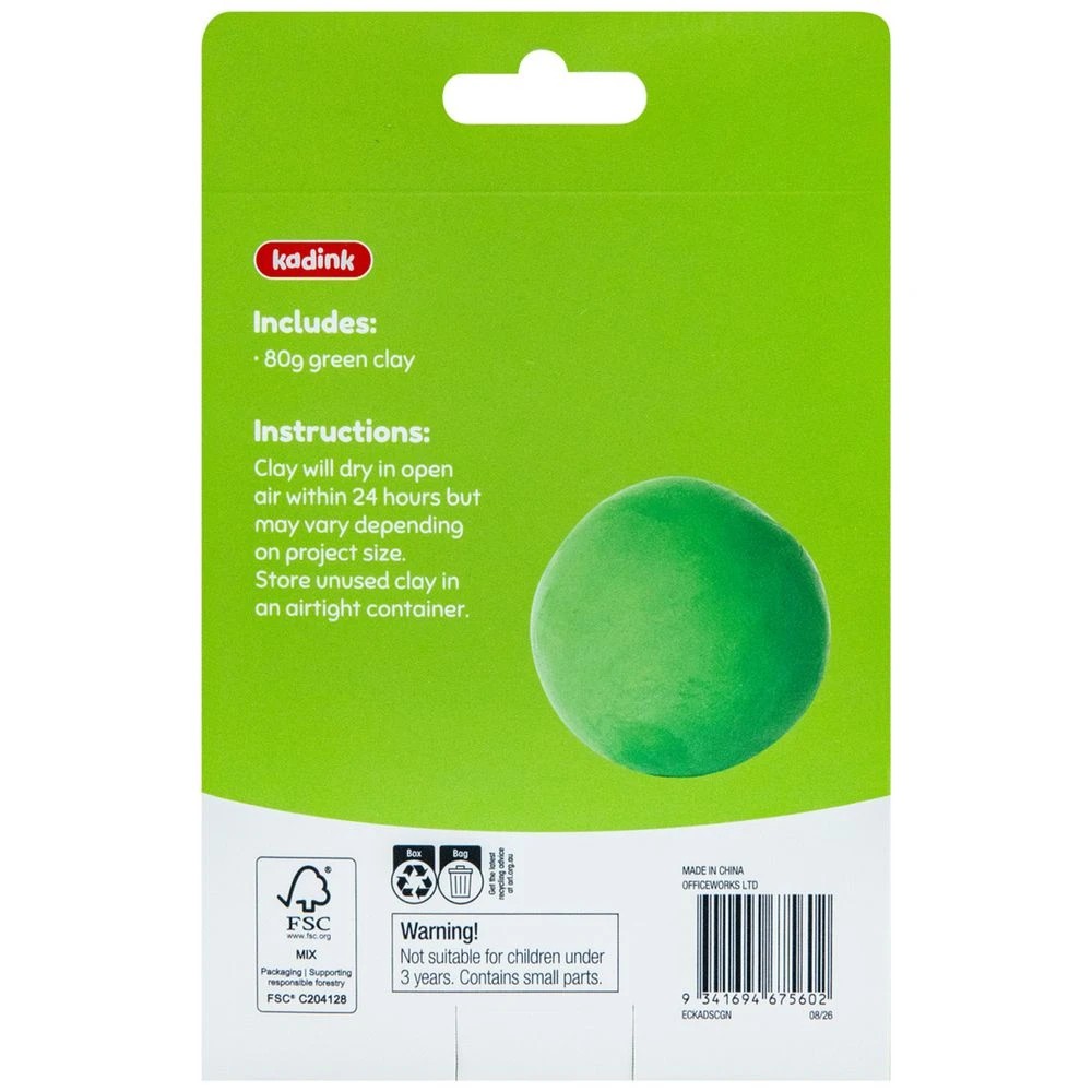 2 Kadink Super Clay 80g Green, 2 of 4
