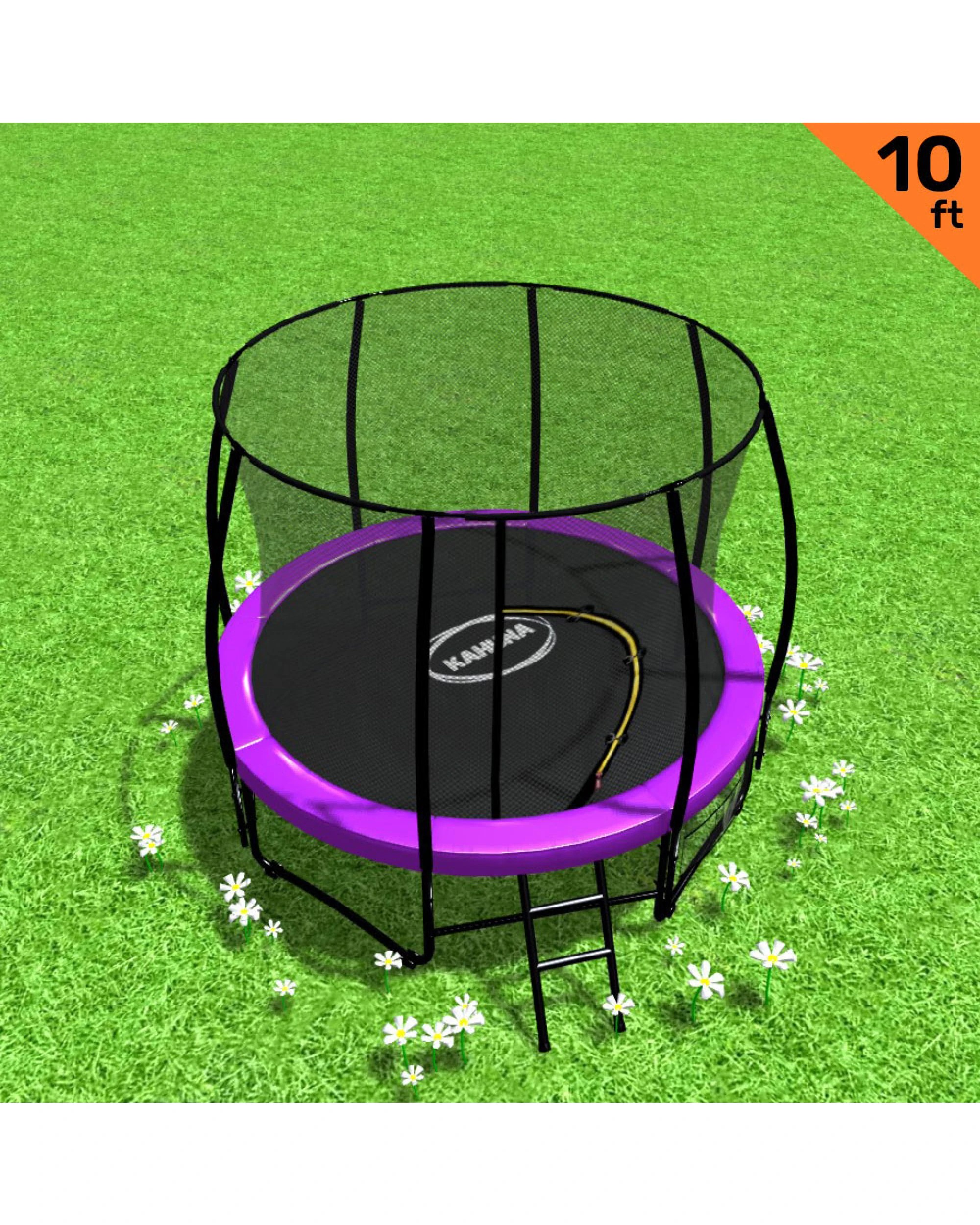 2 Trampoline 10ft Kahuna - Purple, 2 of 8