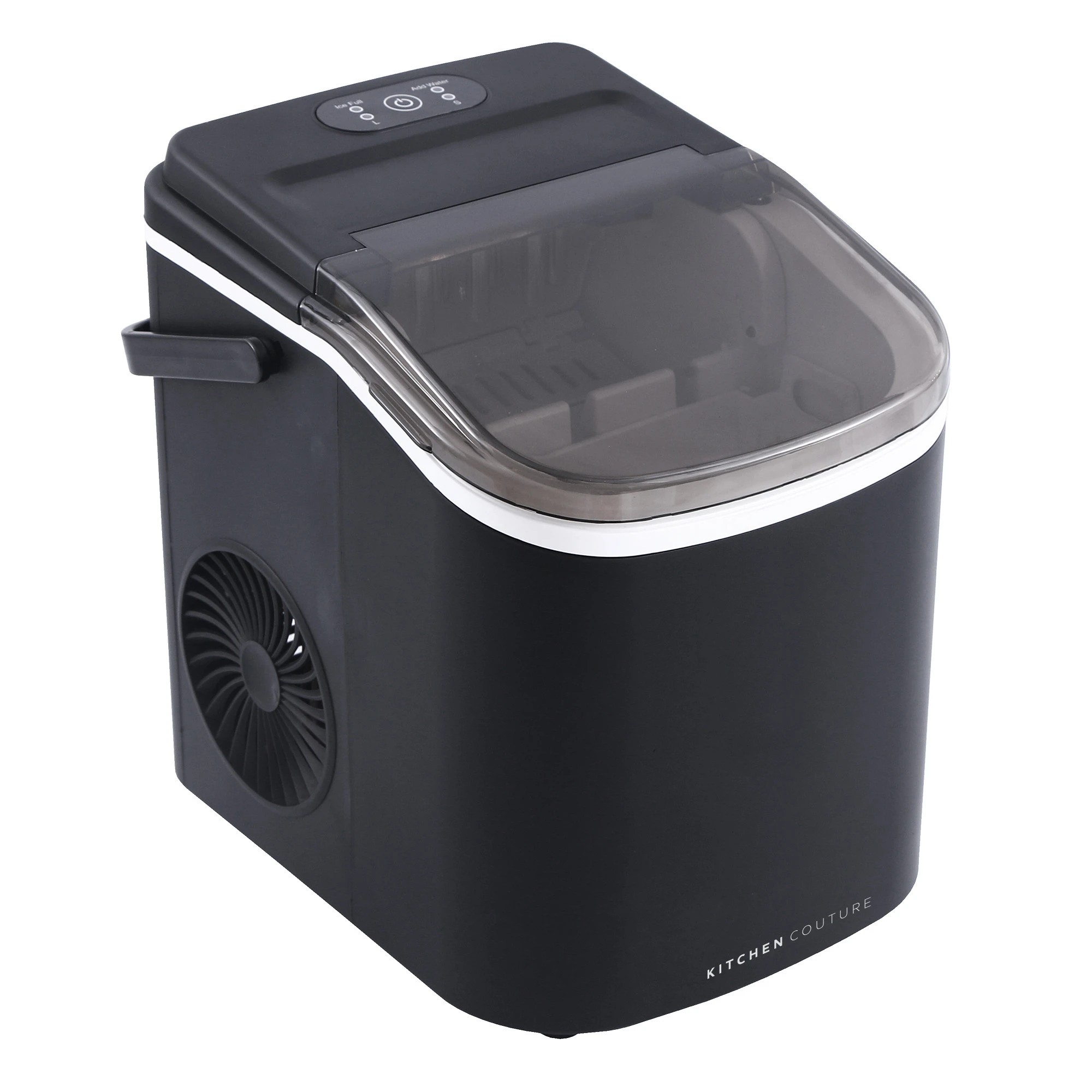 10 Kitchen Couture Compact Benchtop Ice Maker - Black, 10 of 10