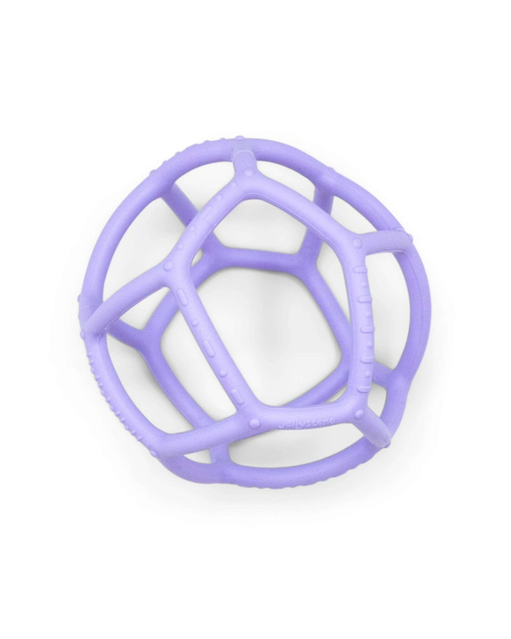 1 Jellystone Designs Silicon Sensory Ball Baby Teether Toy Improves Motor Skill Lilac - Purple, 1 of 1