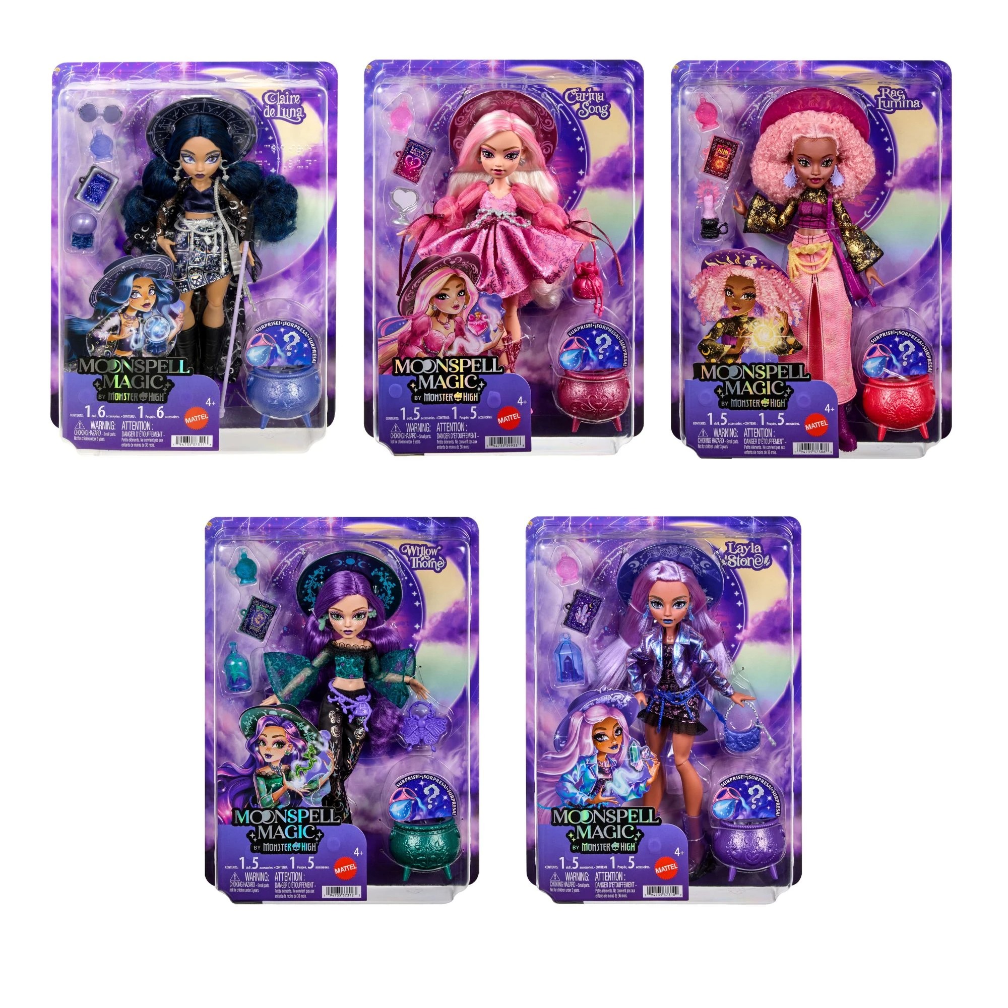 1 Moonspell Magic by Monster High Fashion Dolls - Assorted, 1 of 8