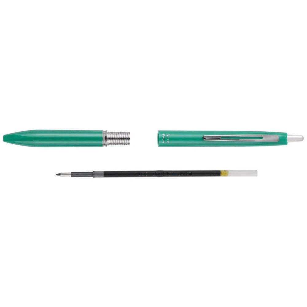 3 PILOT Acro 300 0.7mm Hybrid Ballpoint Pen Forest Green Barrel, 3 of 6
