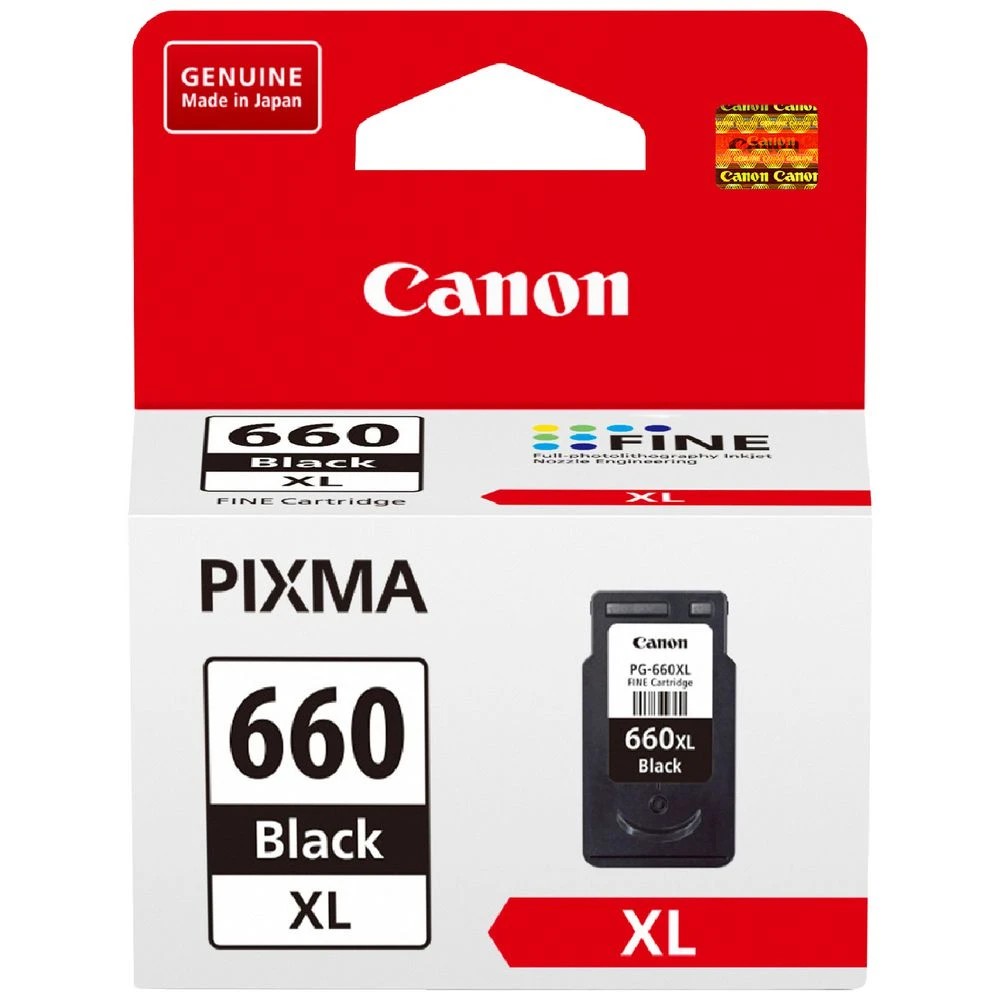 1 Canon Pigment Ink Cartridge XL Black PG660, 1 of 2