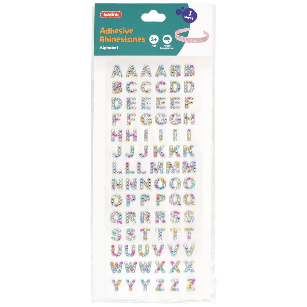 1 Kadink Adhesive Alphabet Rhinestones, 1 of 3