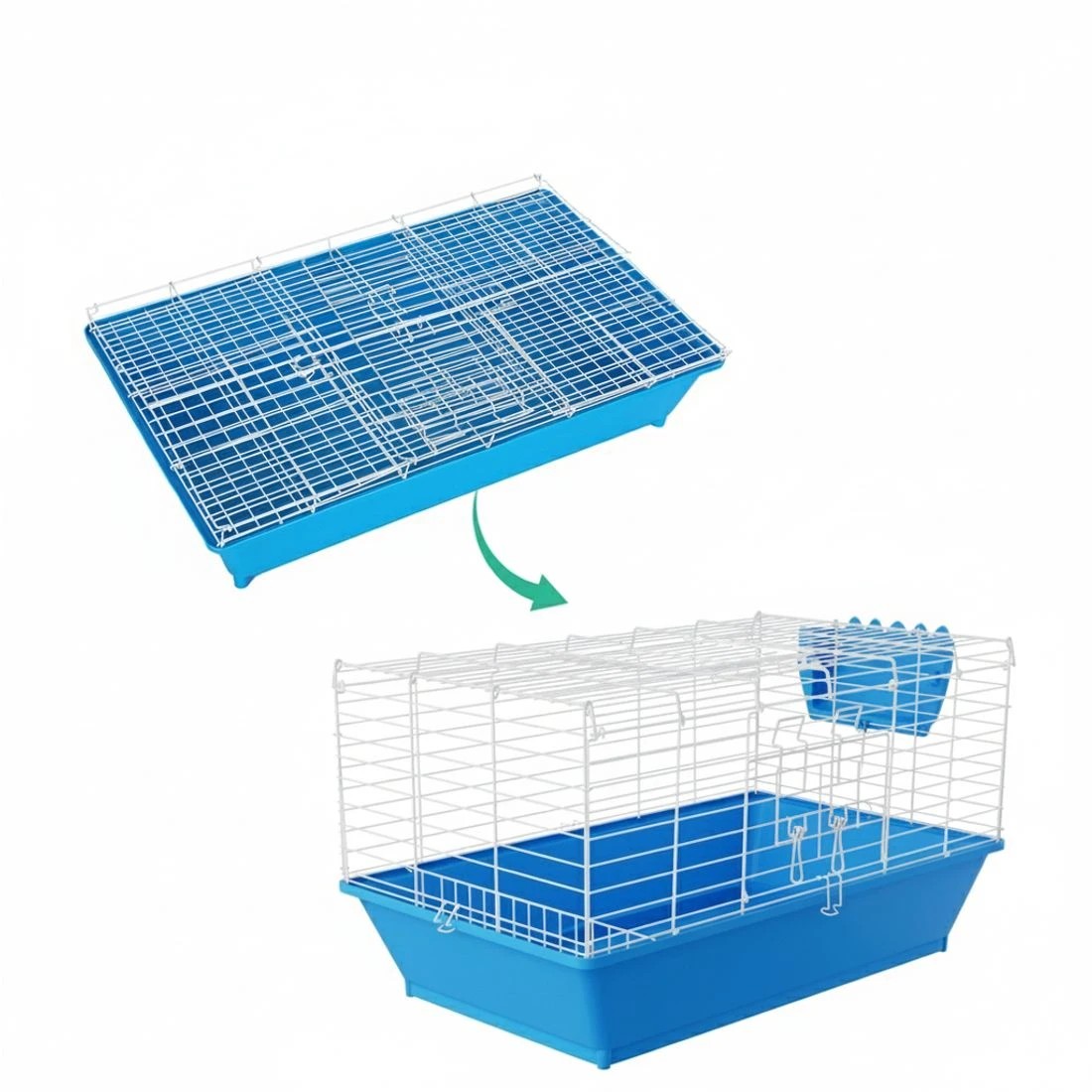 6 i.Pet Rabbit Cage 88cm Indoor Guinea Pig - Multi, 6 of 7