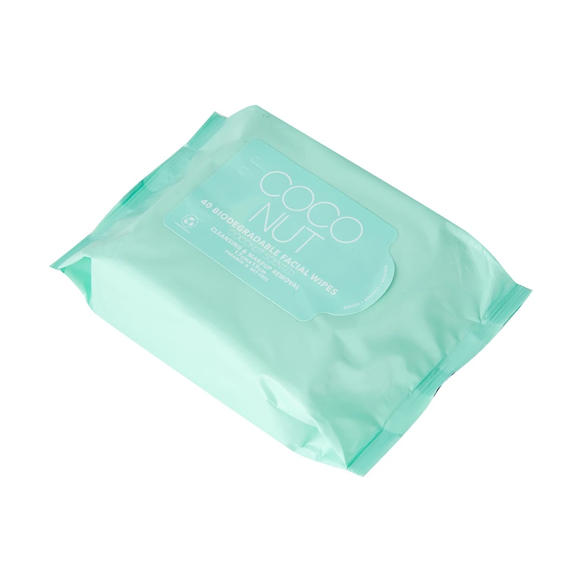 2 40 Pack Cleansing & Makeup Removal Facial Wipes - Coconut Scented, 2 of 4