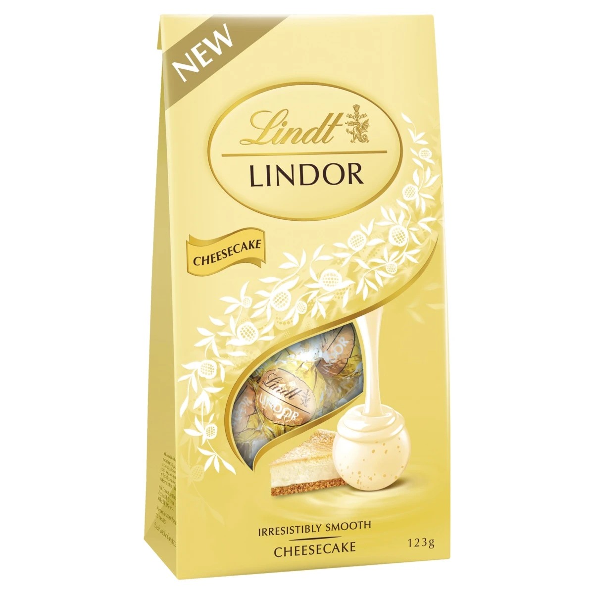 1 Lindt LINDOR Cheesecake Bag 123g, 1 of 9