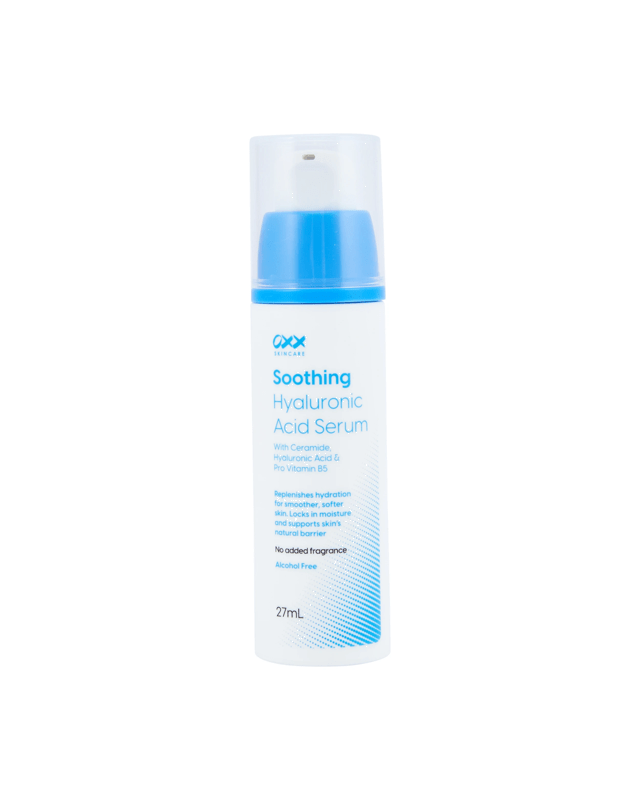 OXX Skincare Soothing Hyaluronic Acid Serum 27ml - Ceramide, Hyaluronic Acid & Pro Vitami