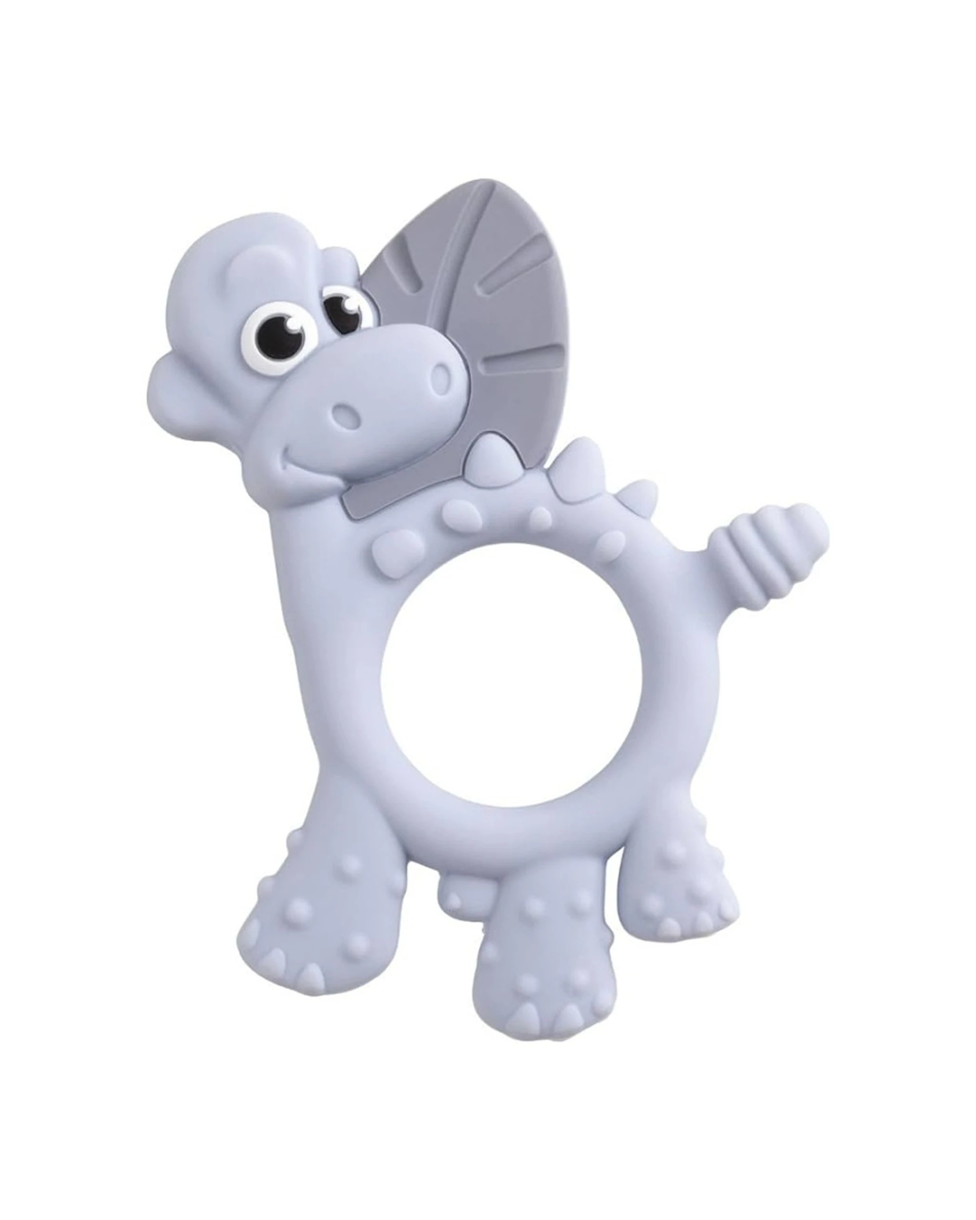 1 Bibado Teething Toy Dotty The Dinosaur Multi-Sensory Baby Teether - Blue, 1 of 1