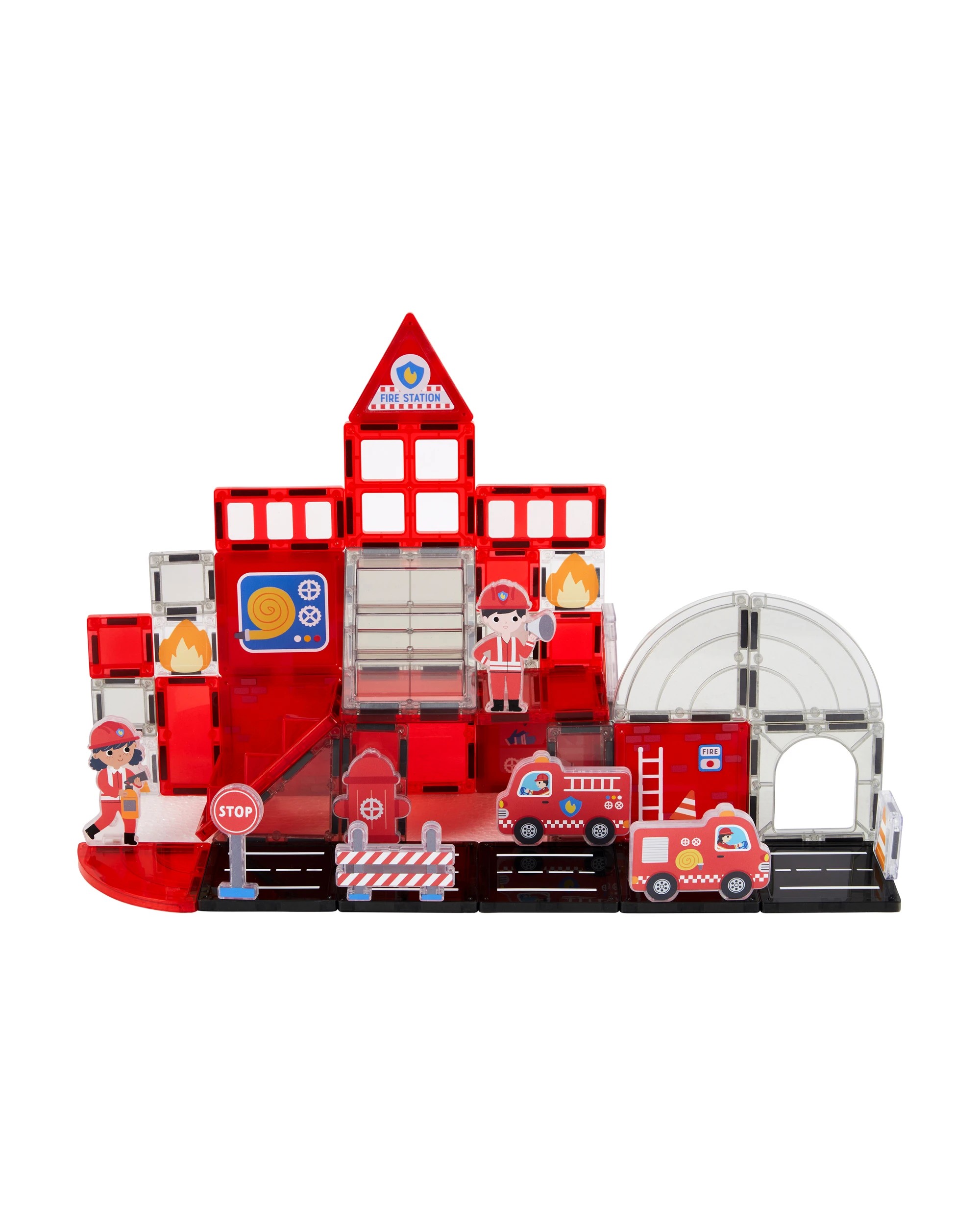 2 48 Pieces Magnetic Fire Playset, 2 of 7