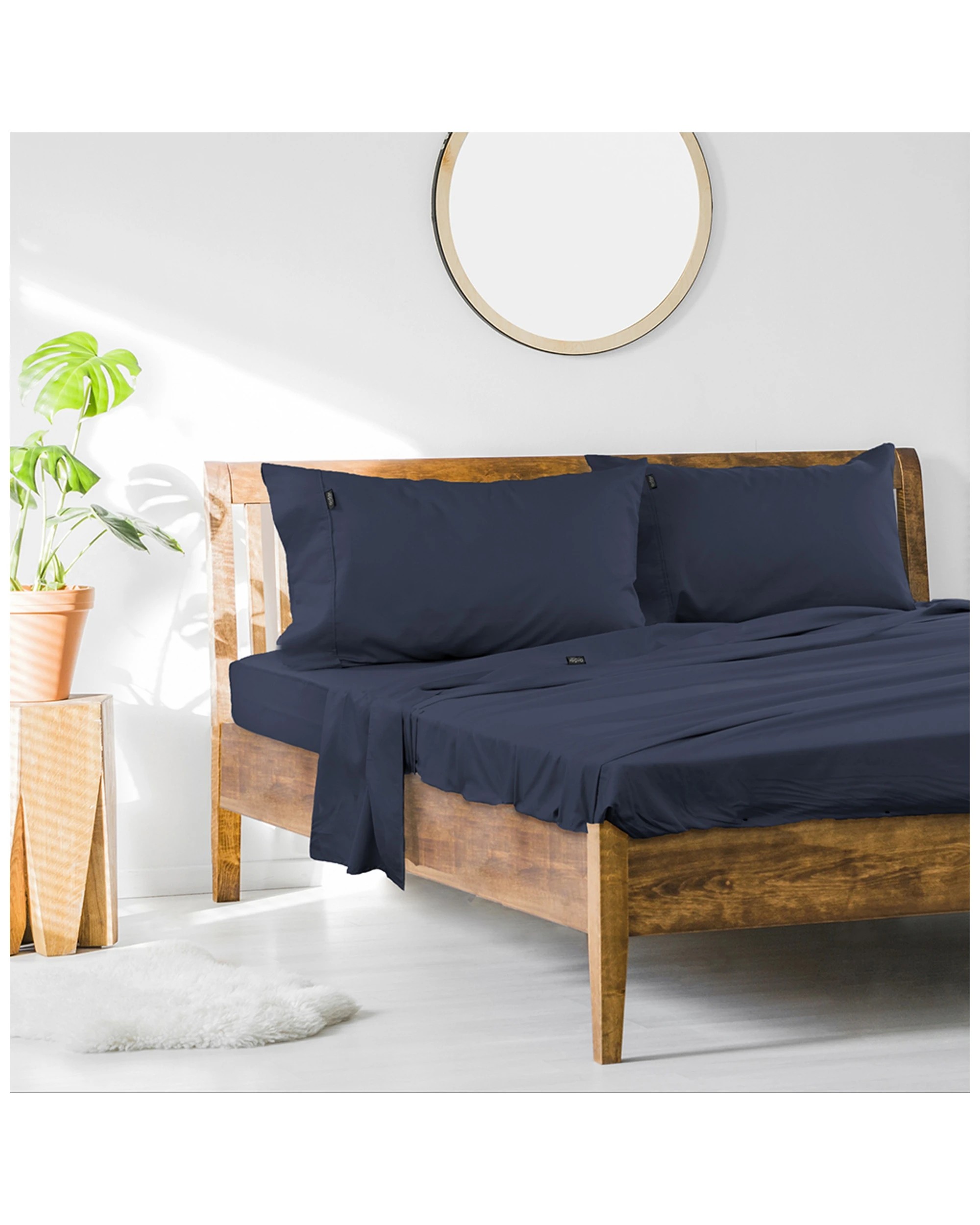 1 ARDOR Queen Bed Fitted Sheet Set 1000TC Cotton Rich Includes Flat Sheet
 - Queen Bed, 1 of 3