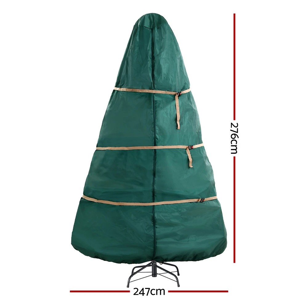 2 Jingle Jollys Christmas Tree Storage Bag Fits Up to 9ft Tree Xmas Bag - Green, 2 of 6