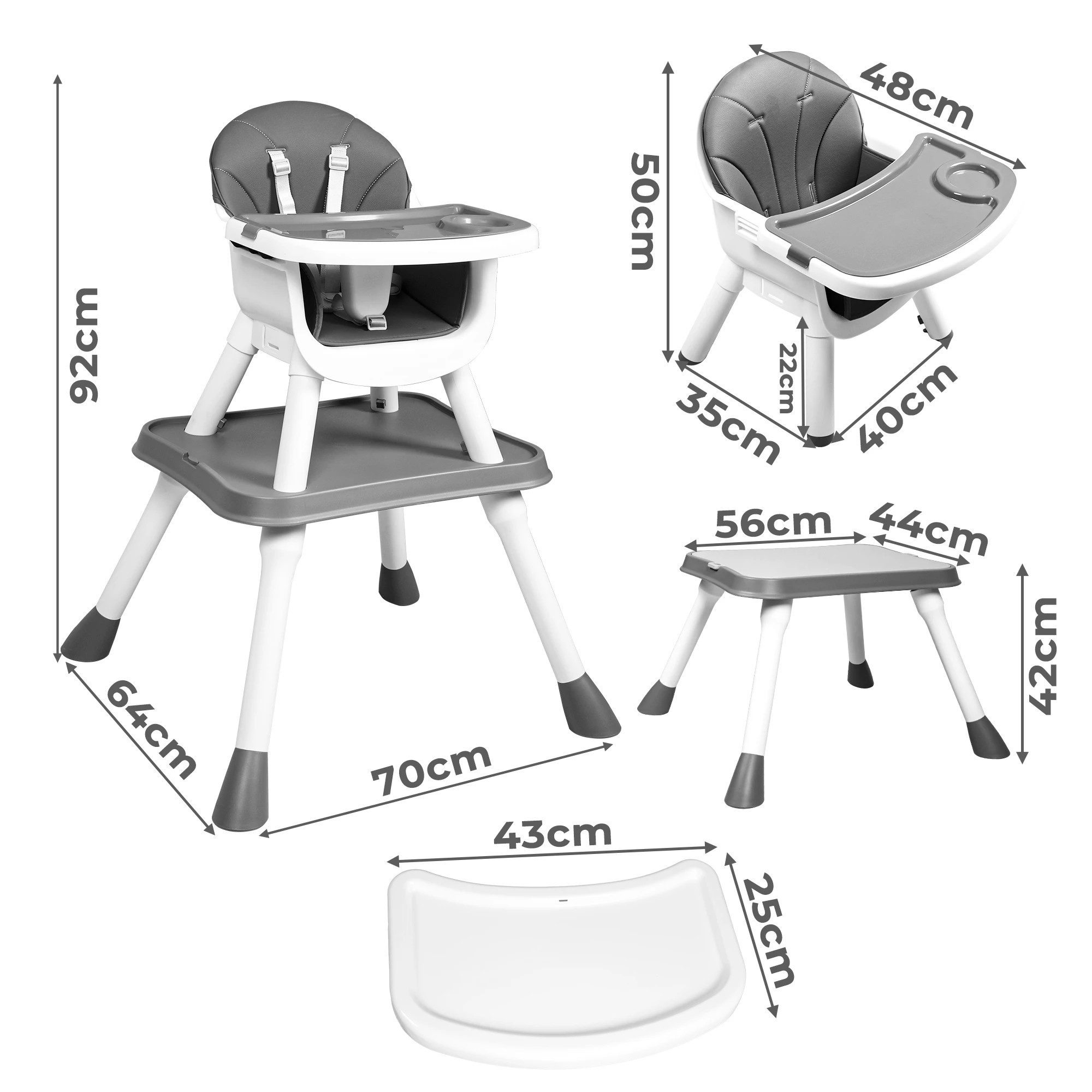 3 Bopeep Baby High Chair 8-in-1, 3 of 7