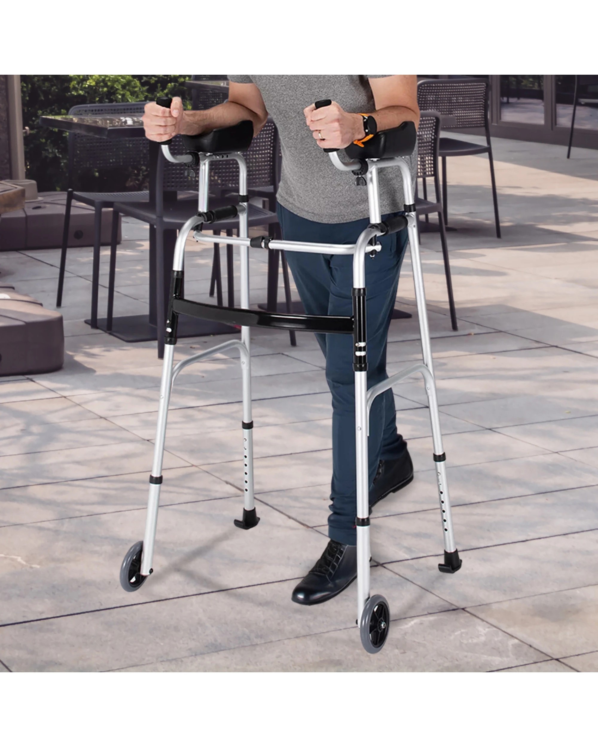 9 Orthonica Aluminium Forearm Walker Walking Mobility Aid, 9 of 9