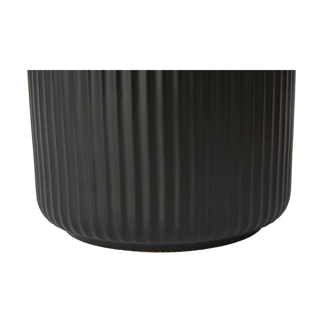 5 Small Black Ribbed Canister, 5 of 8