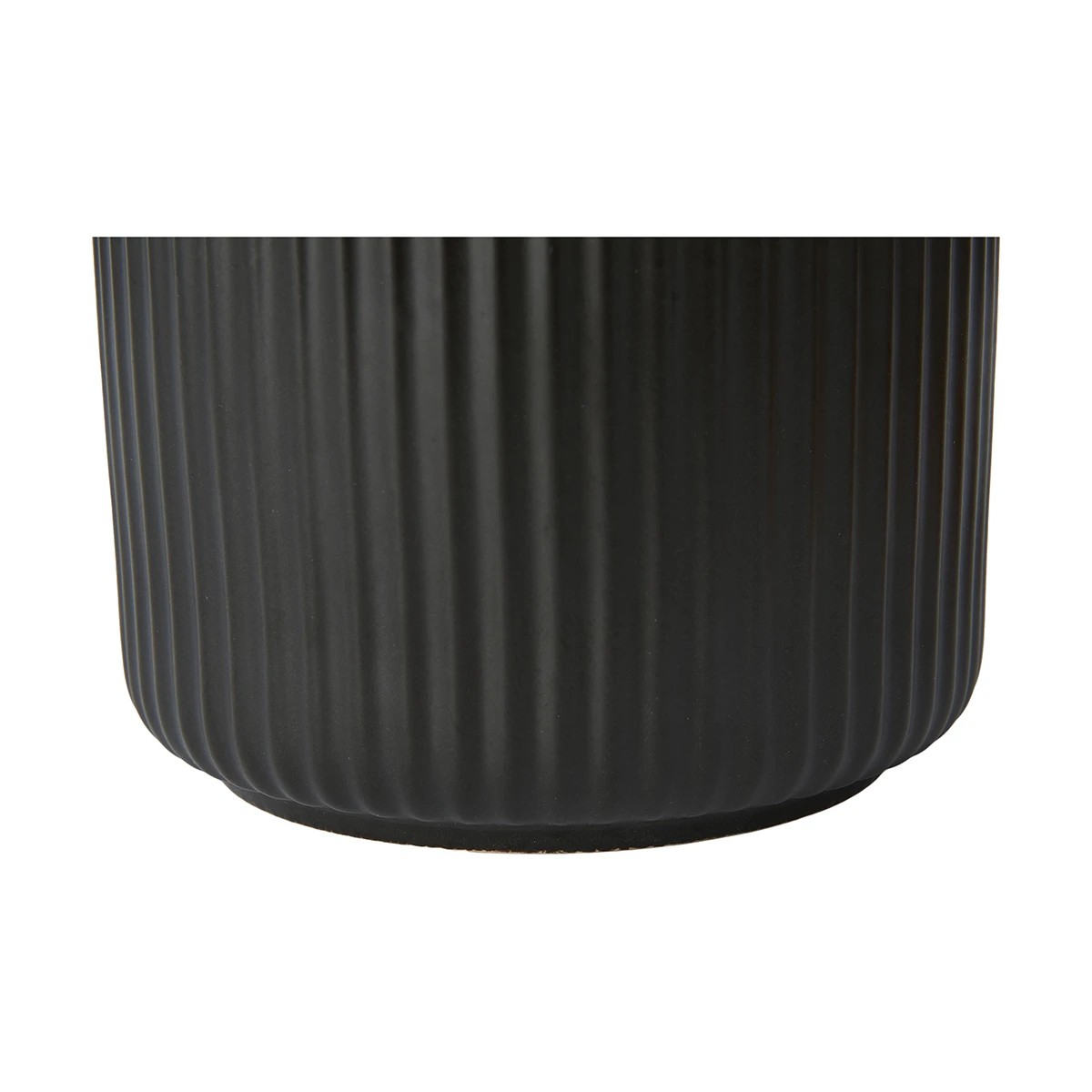 5 Small Black Ribbed Canister, 5 of 8