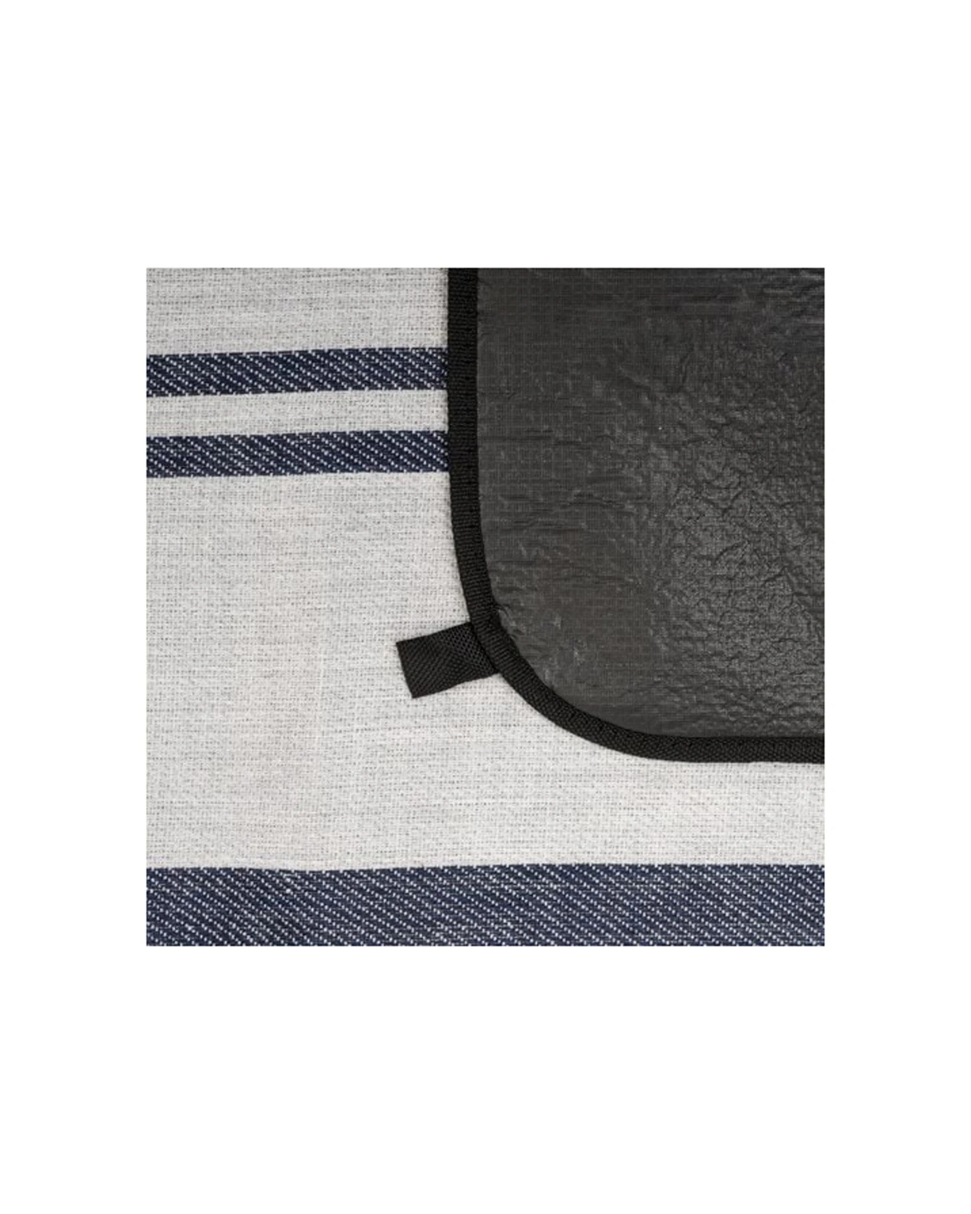 3 Canningvale Aperto Water Resistant Foam Fill Picnic Rug Rectangle XL 200cm Indigo - Blue, 3 of 5