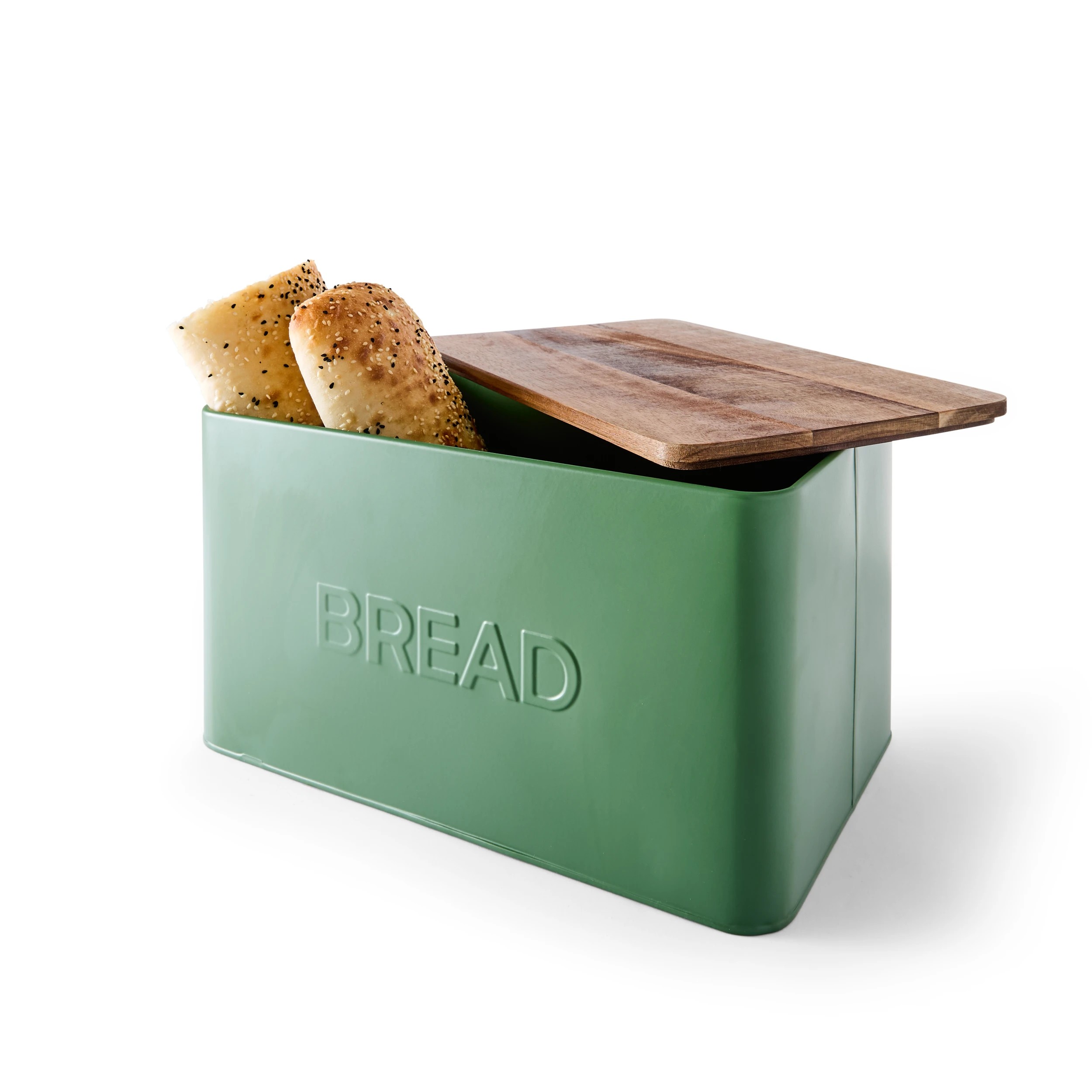 1 Bread Bin with Acacia Lid, 1 of 9