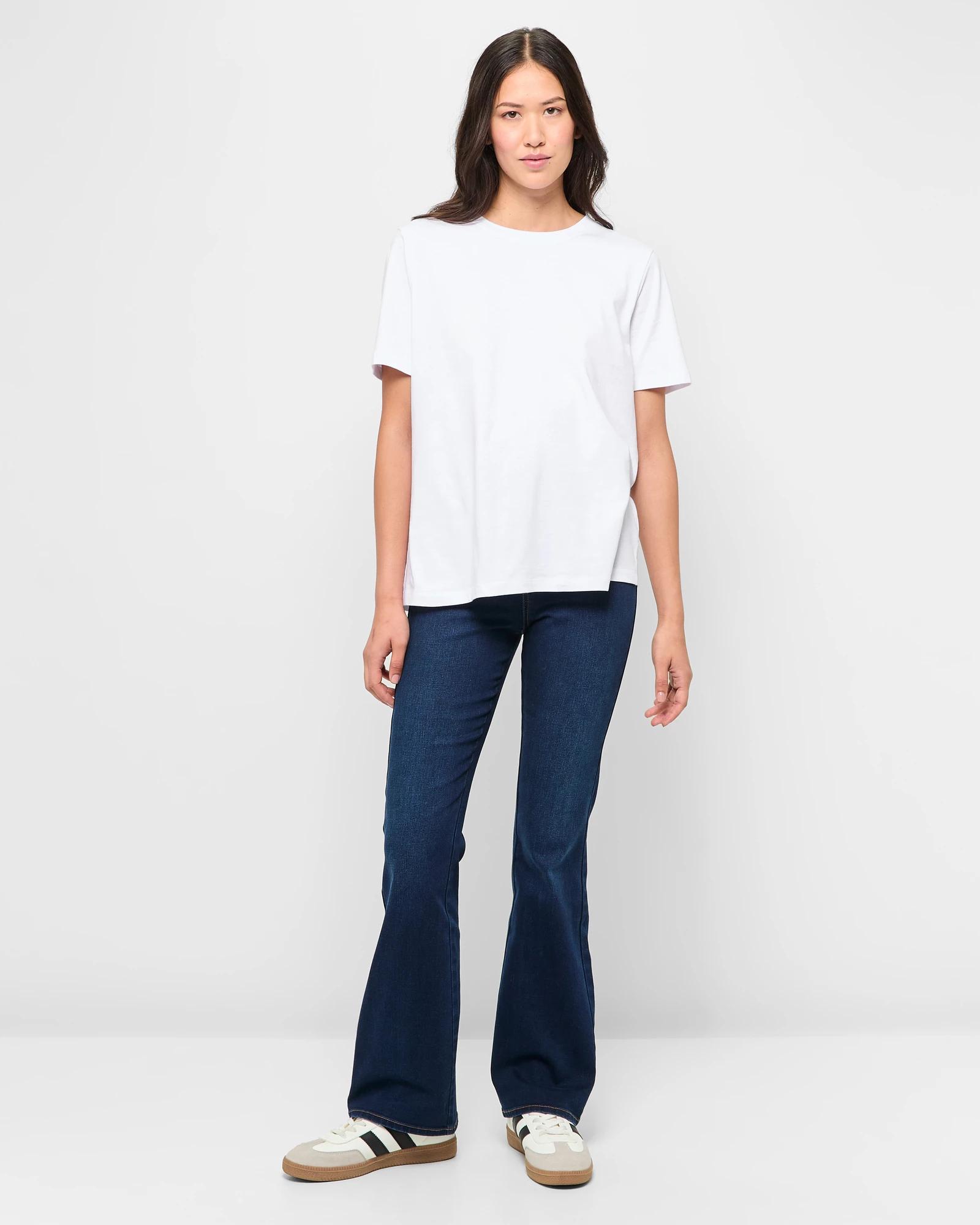 1 Target High Rise Full Length Flare Denim Jeggings - Lindsey NIAGRA BLUE, 1 of 5