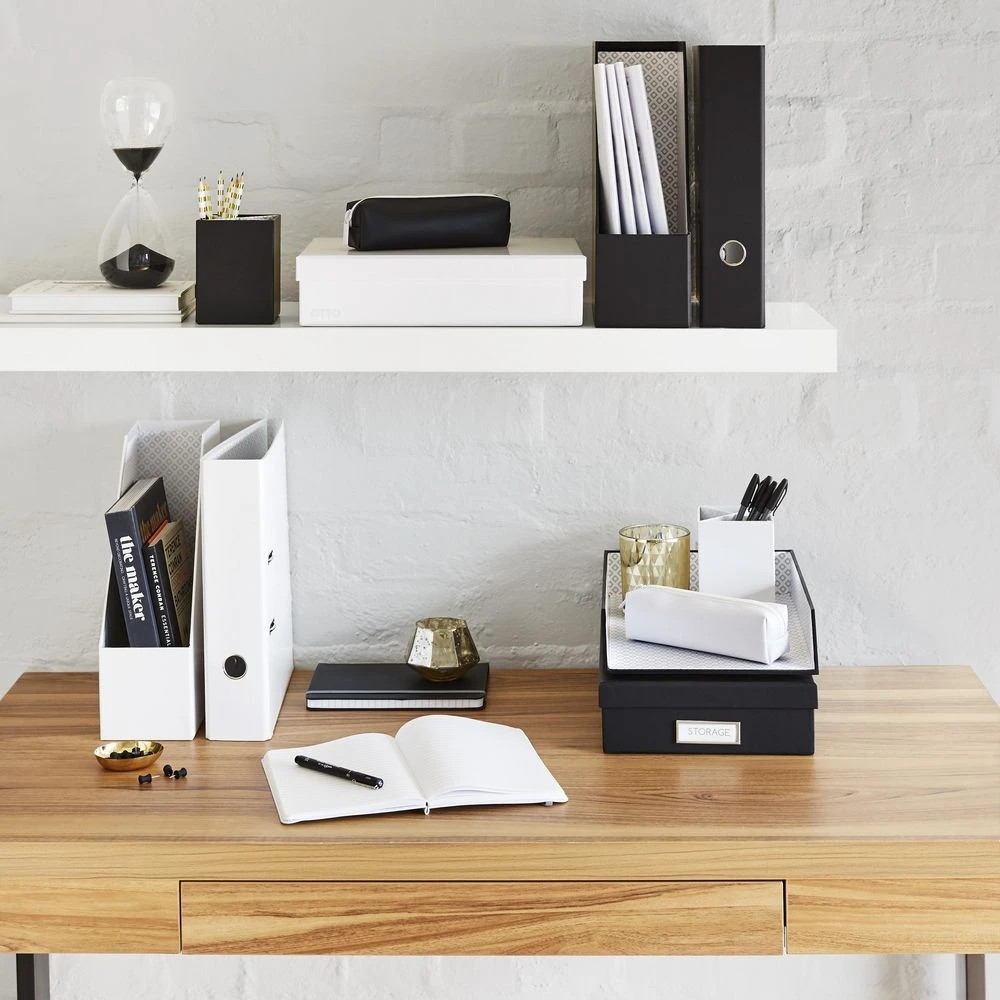 4 Otto A4 Storage Box Gloss White, 4 of 4