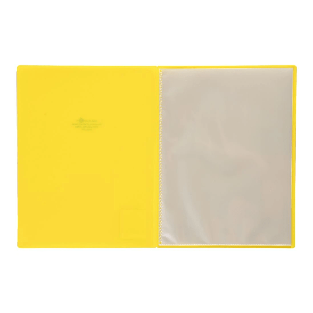 3 Aqua Drops Display Book A4 10 Pockets Vivid Yellow, 3 of 4