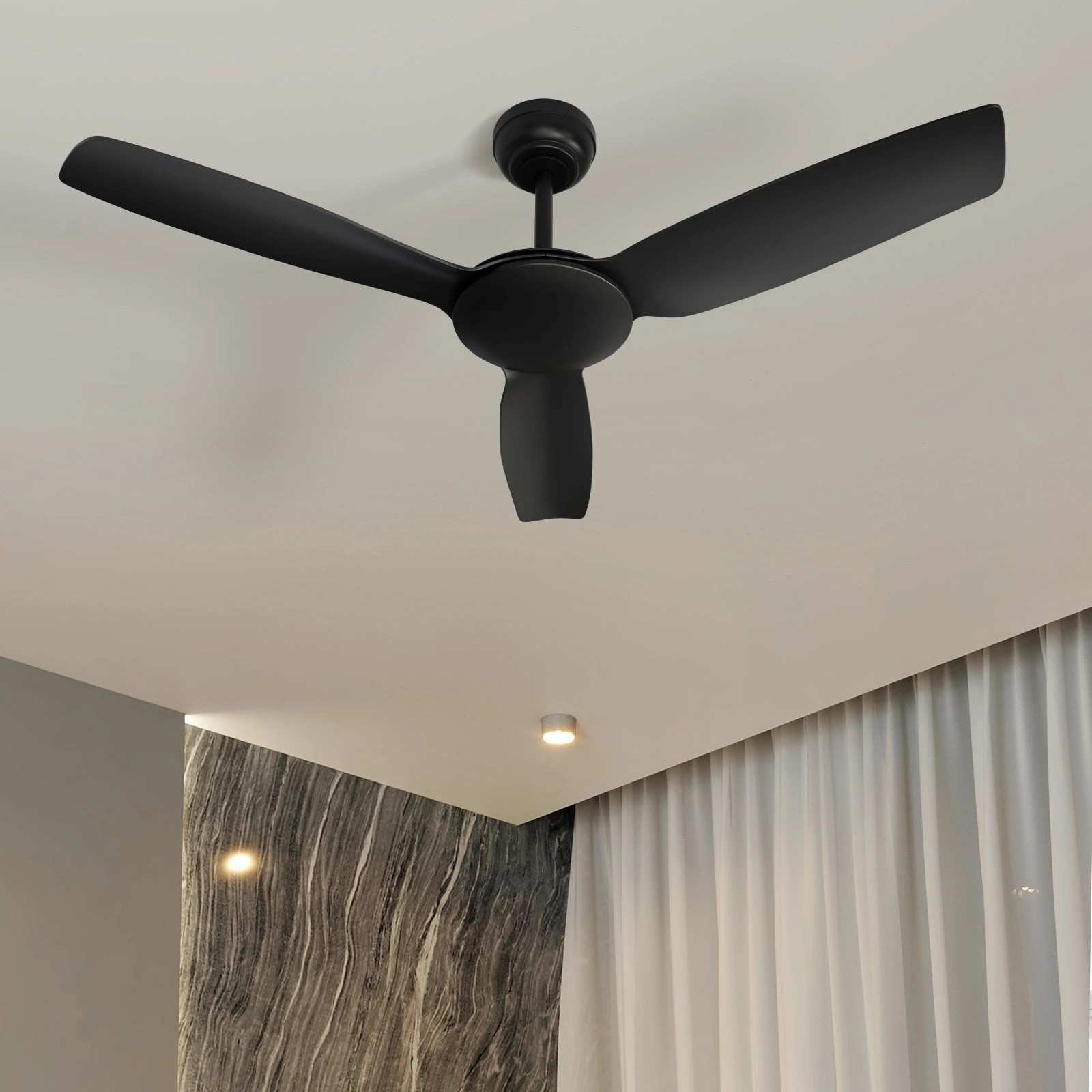 3 Vevare 52" Ceiling Fan DC Motor with Remote 5 Speed, 3 of 10