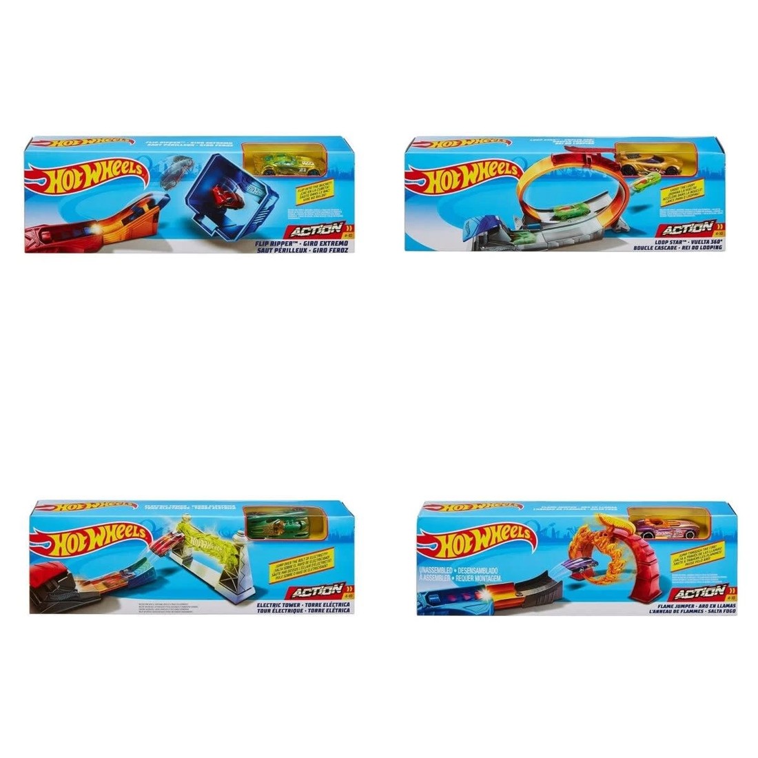 1 Hot Wheels Classic Stunt Play Set - Assorted, 1 of 2