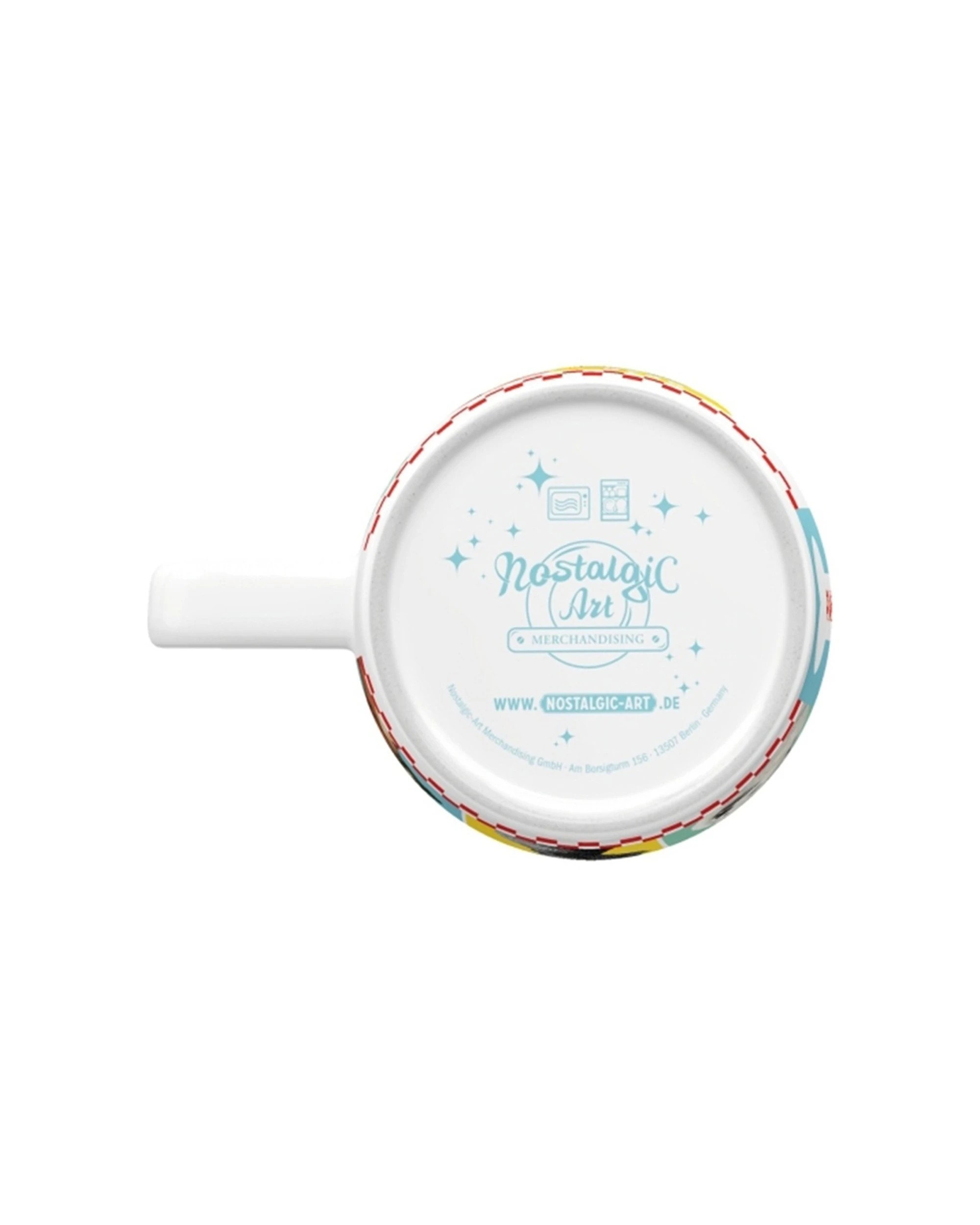 4 Nostalgic-Art 4PK Ceramic Mug 330ml Retro Design - Better Together Dogs - Natural, 4 of 4