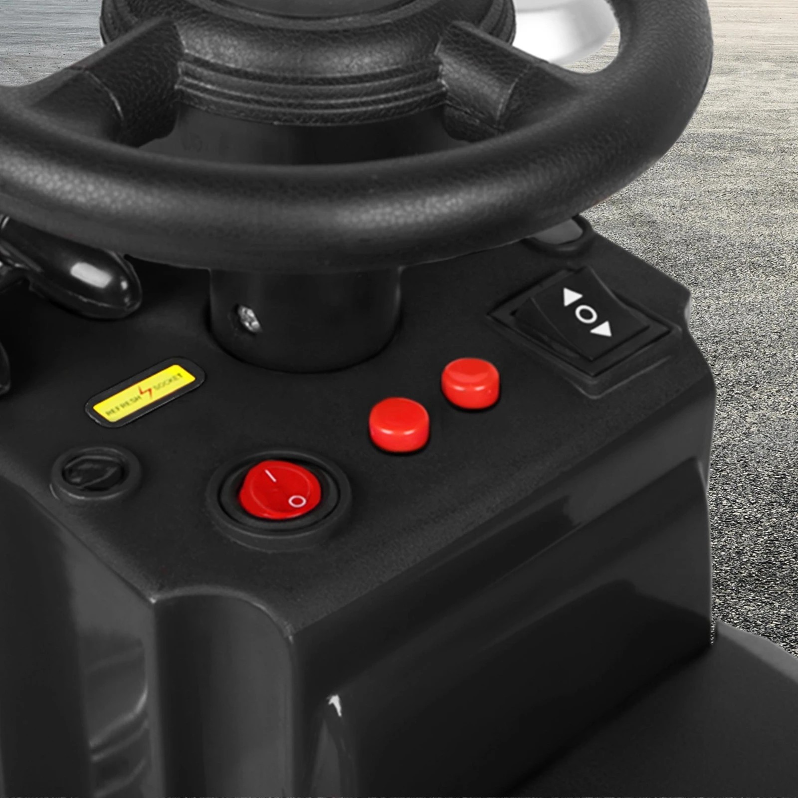 7 Alfordson Kids Ride On Car Electric Toy Truck 25W Motor w/ LED Lights - Black, 7 of 9