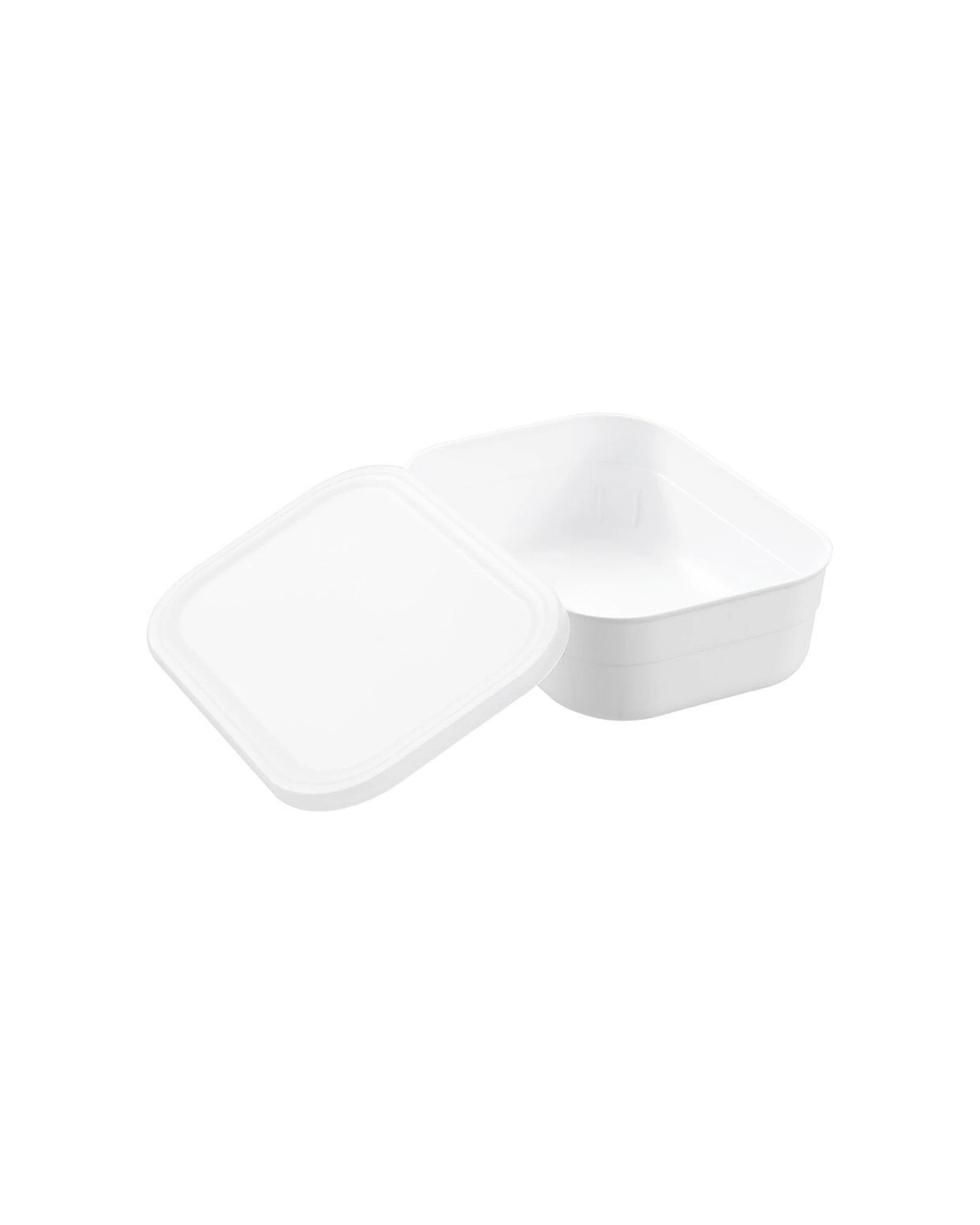 2 Boxsweden Stackable Storage Container Lidded 24.5cm 2.3L Durable Plastic
 - white, 2 of 6