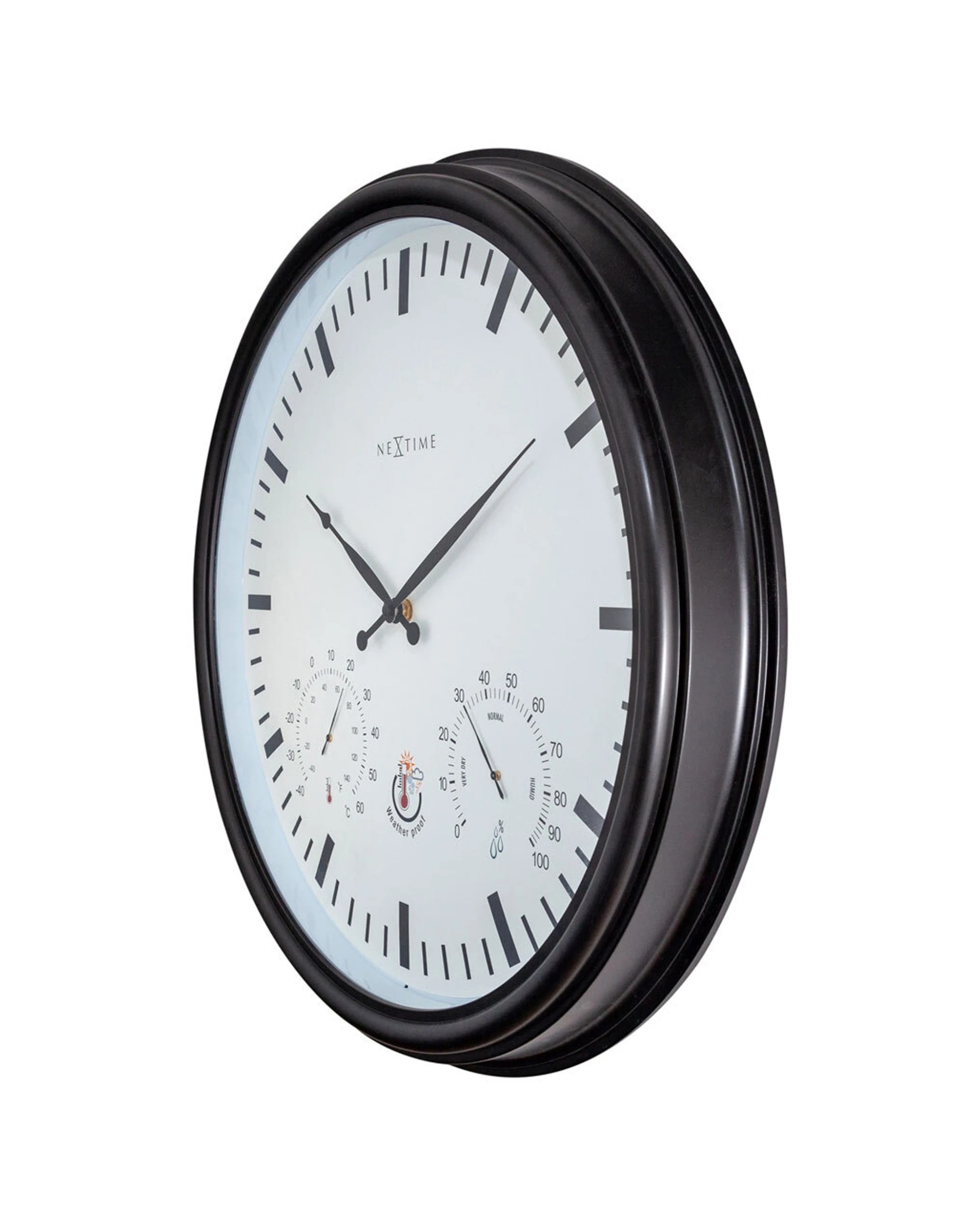 3 NexTime Outdoor Wall Clock Sunflower Design 50.8cm - Multi, 3 of 5