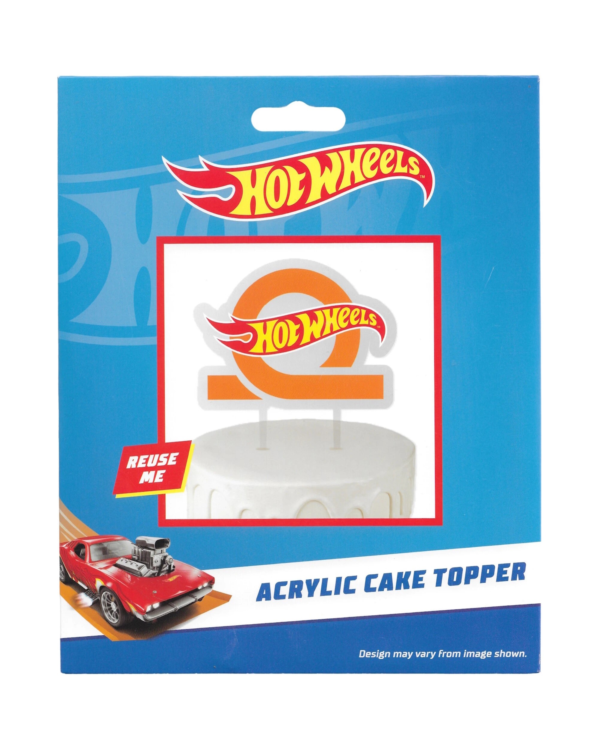 3 Hot Wheels Hot Wheels Acrylic Cake Topper, 3 of 4