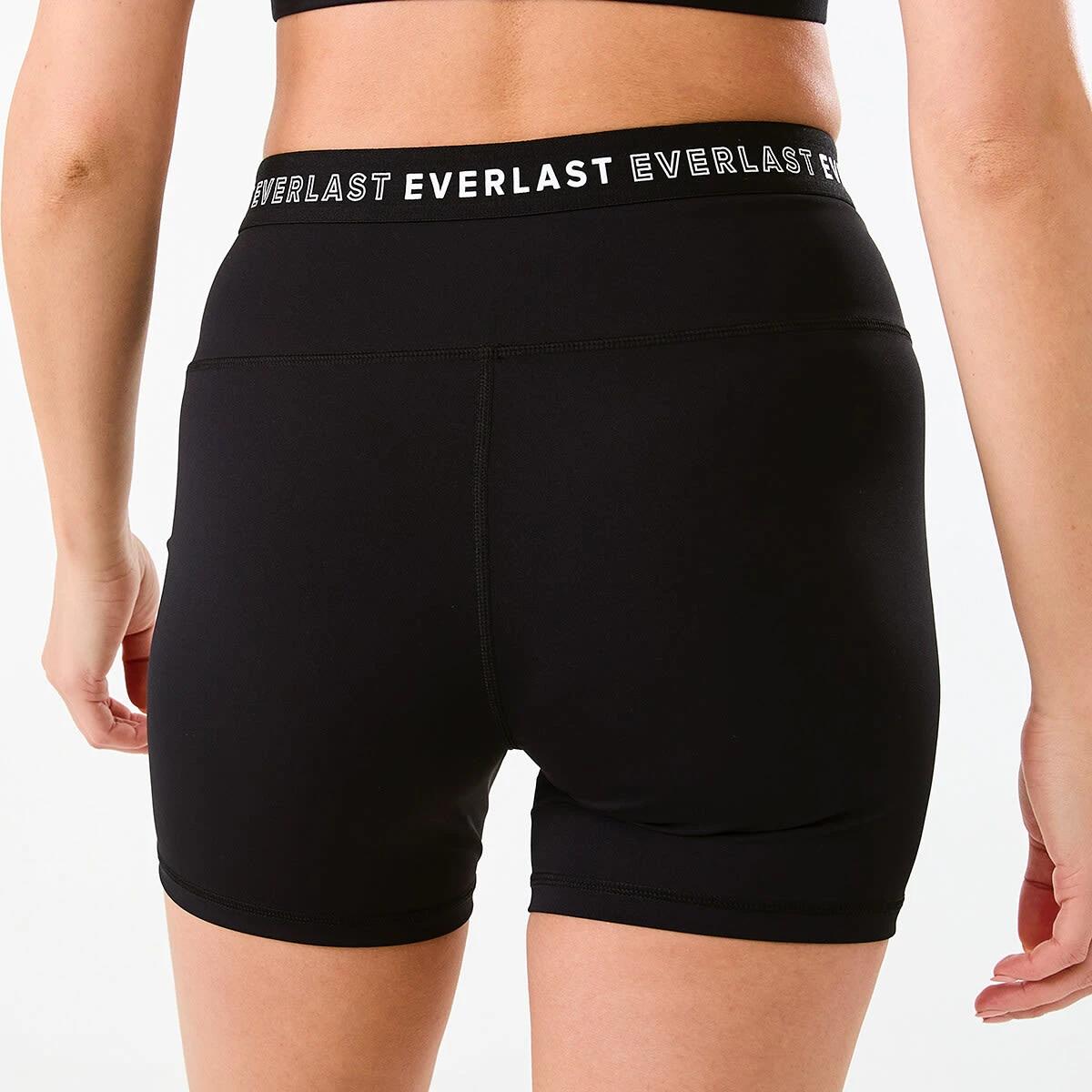 4 Everlast Womens Sculpt Bike Shorts EVERLAST BLACK, 4 of 5