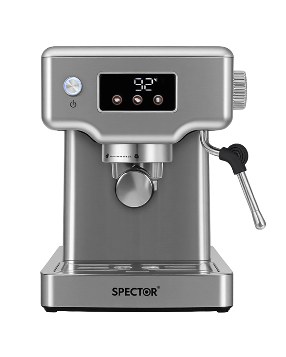 Spector Ultra Espresso Machine With Lcd Display, Barista Coffee Machine
