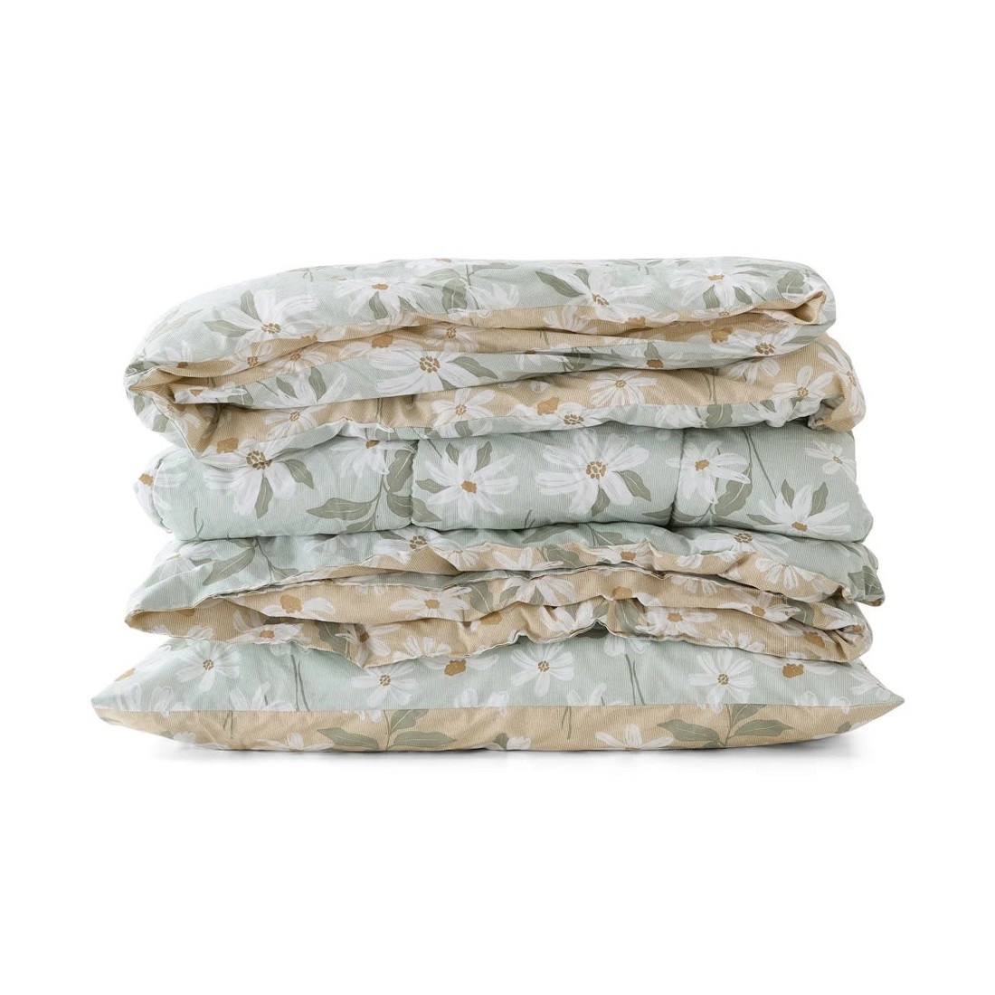 7 Talia Cotton Rich Cover Reversible Comforter Set - Double Bed, 7 of 7