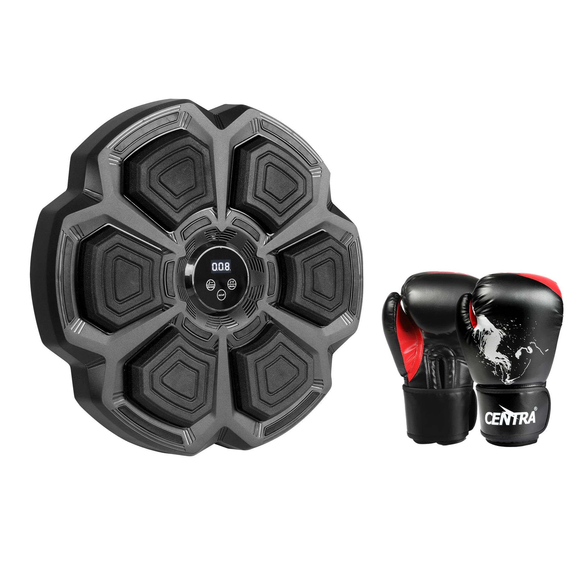 1 Centra Smart Boxing Target And Small Boxing Gloves - Black, 1 of 8