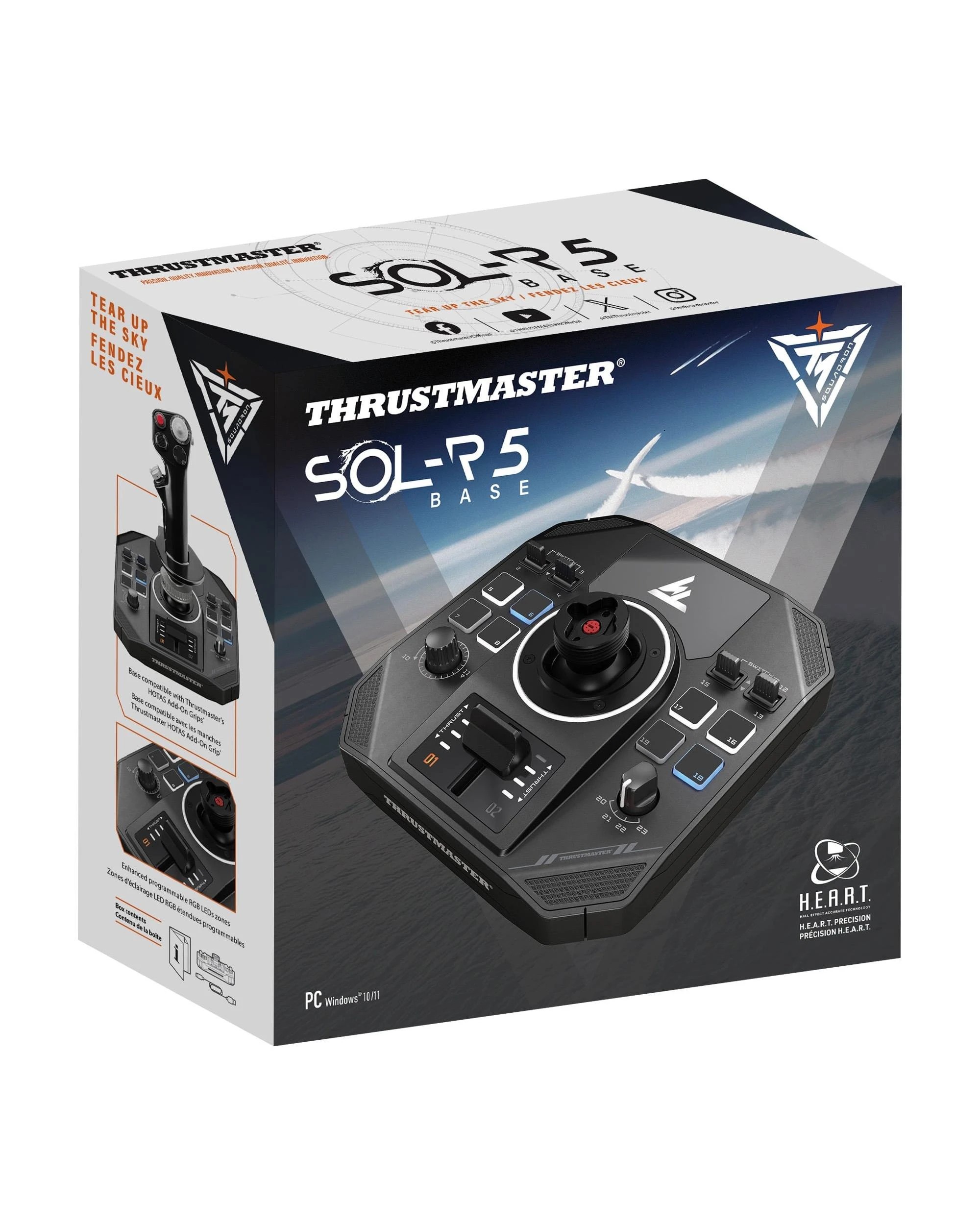 7 Thrustmaster Sol-R 5 Base - Base for Detachable Joystick on PC - Black, 7 of 7
