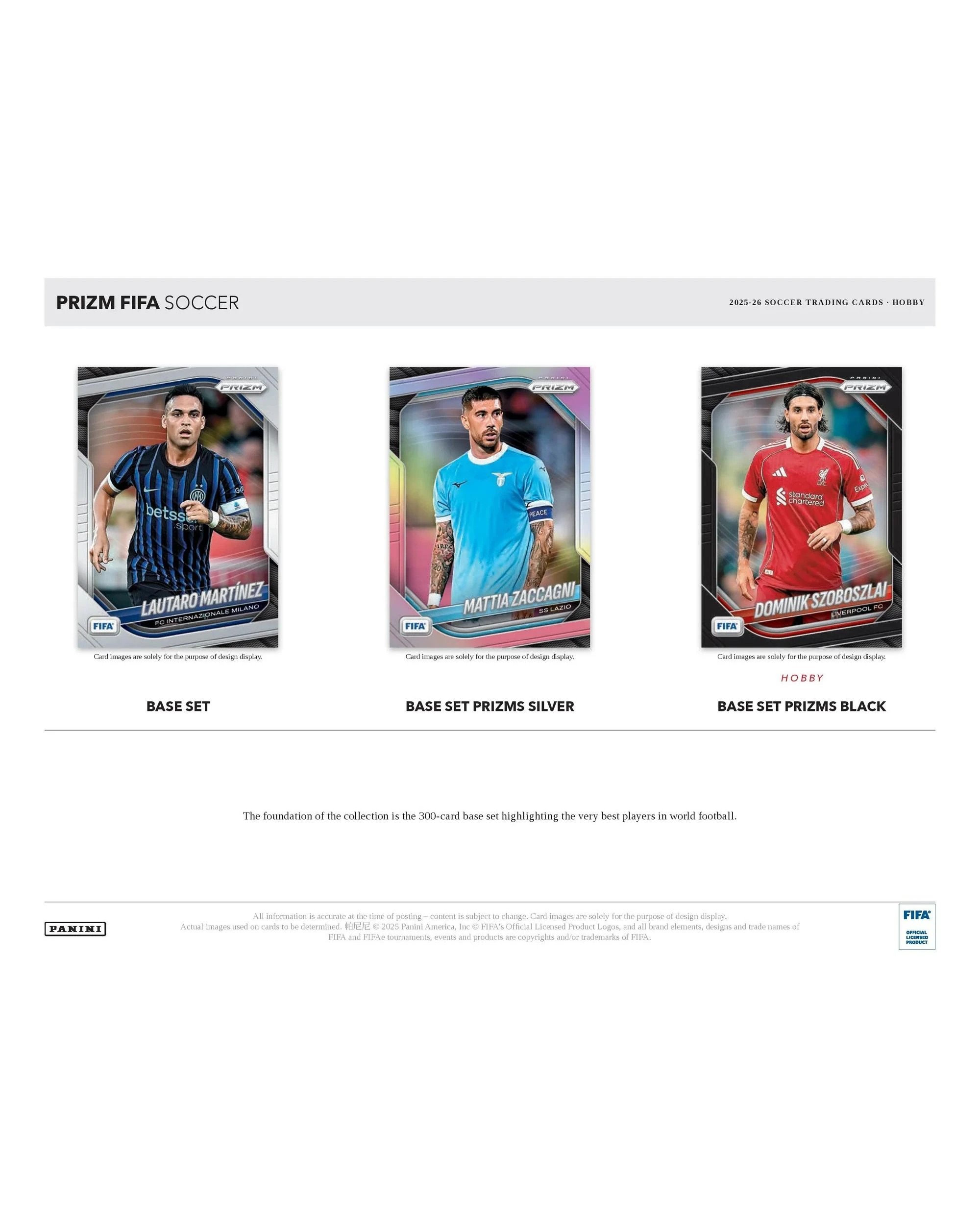 3 Panini 2025/2026 Prizm FIFA Soccer Hobby Pack, 3 of 7