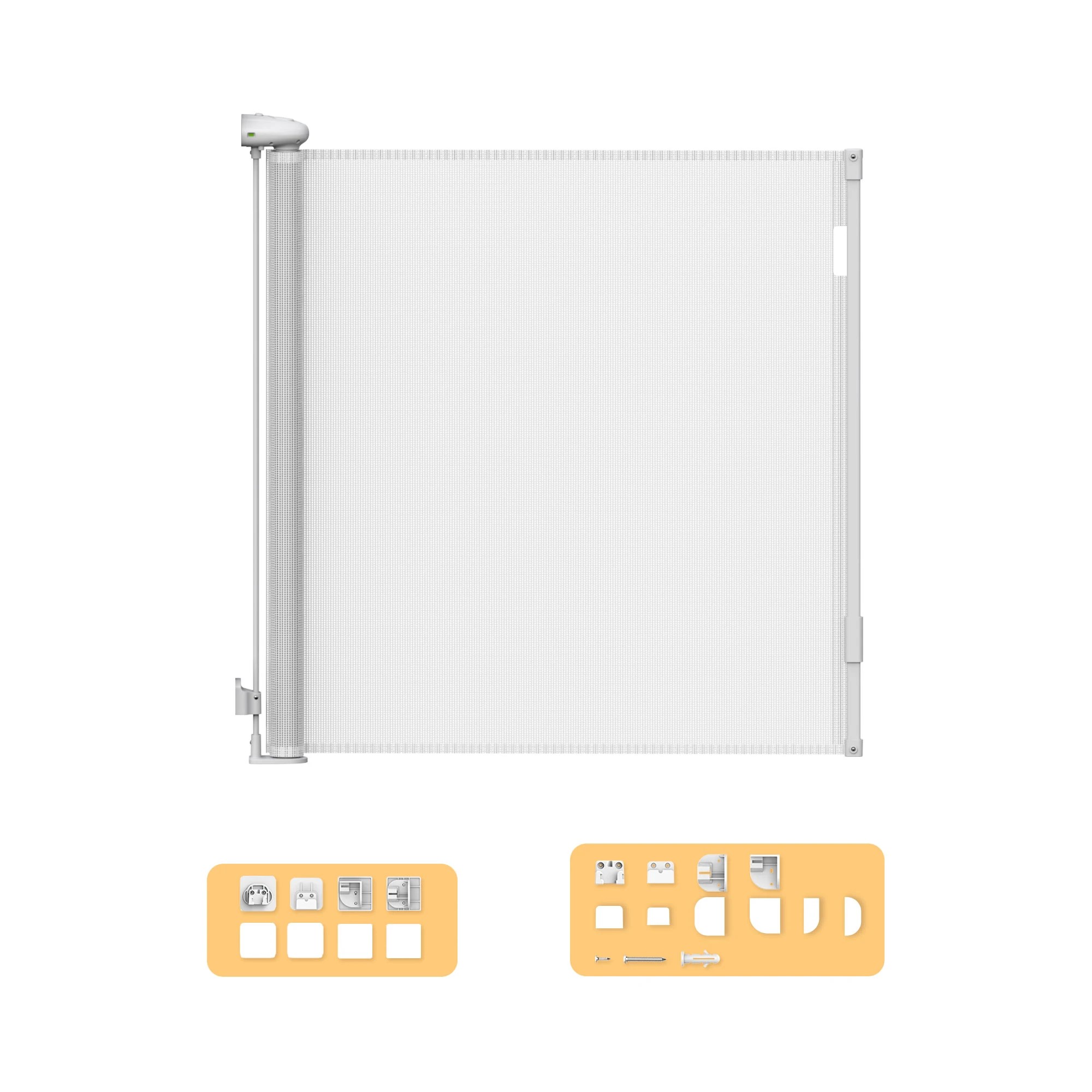 1 Bopeep Baby Safety Gates Retractable 150cm, 1 of 6