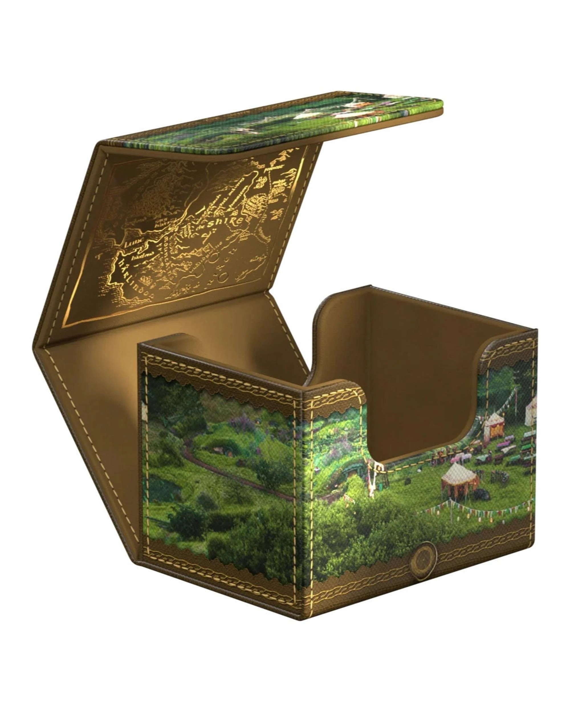 6 Ultimate Guard The Lord of the Rings Places of Middle-Earth Xenoskin Sidewinder 100+ The Shire Deck Box - Multi, 6 of 10