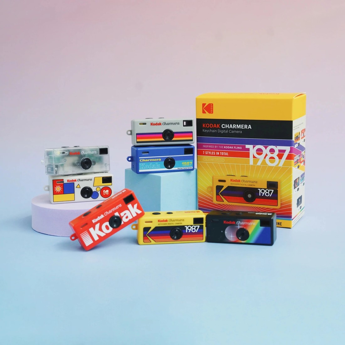 2 Kodak Charmera Keychain Digital Camera Collectable Blind Box, 2 of 6