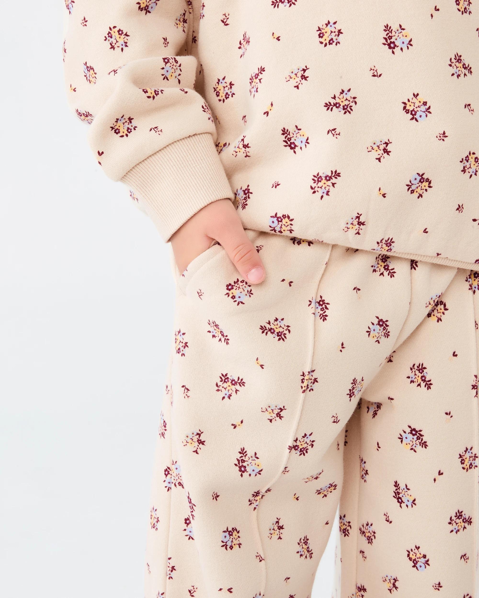 3 Wide Leg Trackpants Bge Floral, 3 of 6