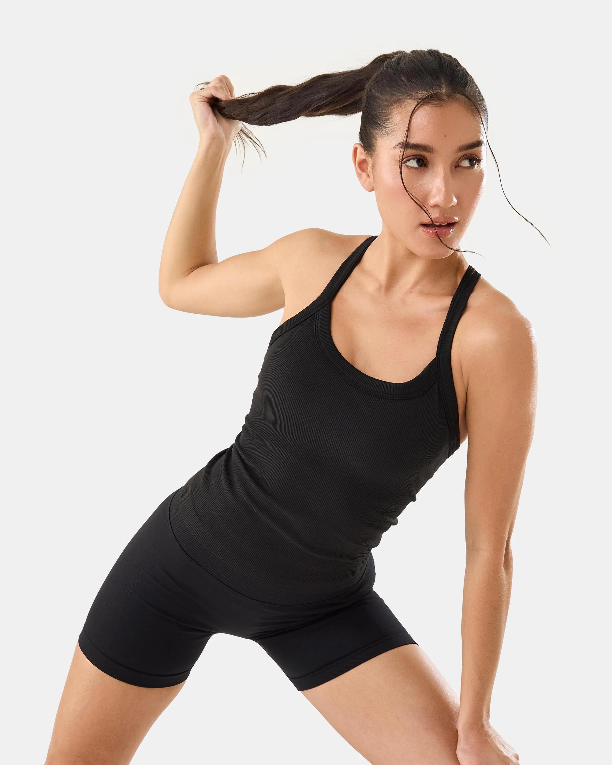 6 Active Womens Lift and Form Bike Shorts Black, 6 of 6