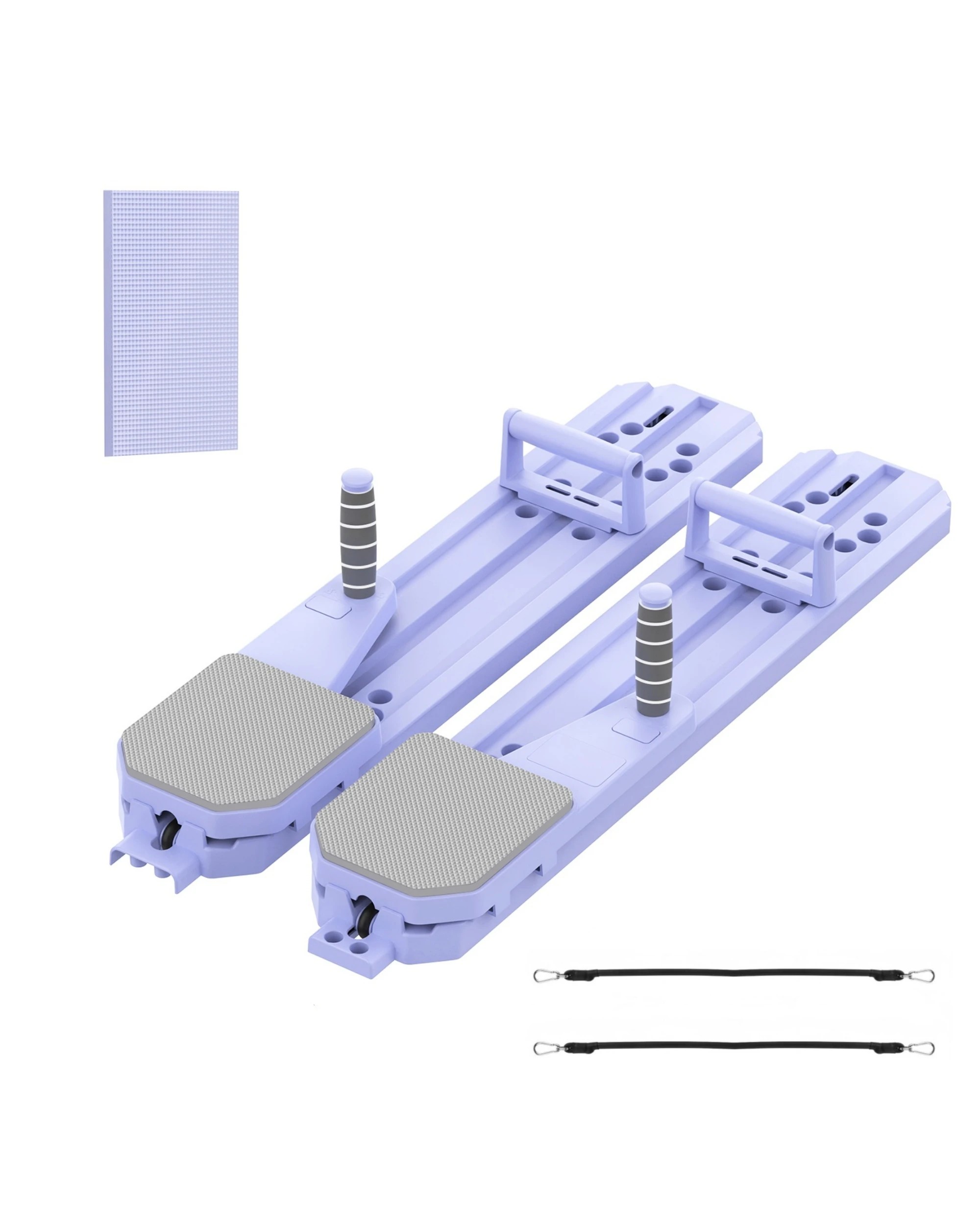 2 Advwin Pilates Board Detachable Abdominal Exercise Machine Purple, 2 of 6