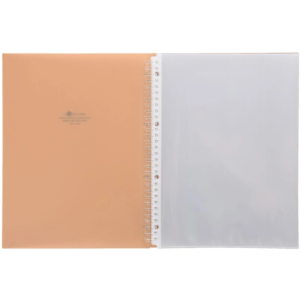 3 Aqua Drops Refillable Display Book A4 20 Pockets Vivid Beige, 3 of 4