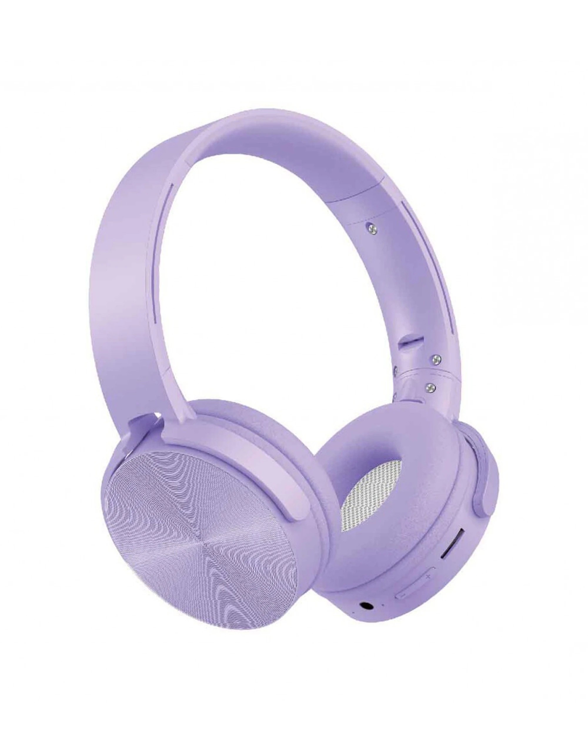 1 Laser Kids Bluetooth Wireless Headphones Adjustable Foldable On-ear Headset - Purple, 1 of 4